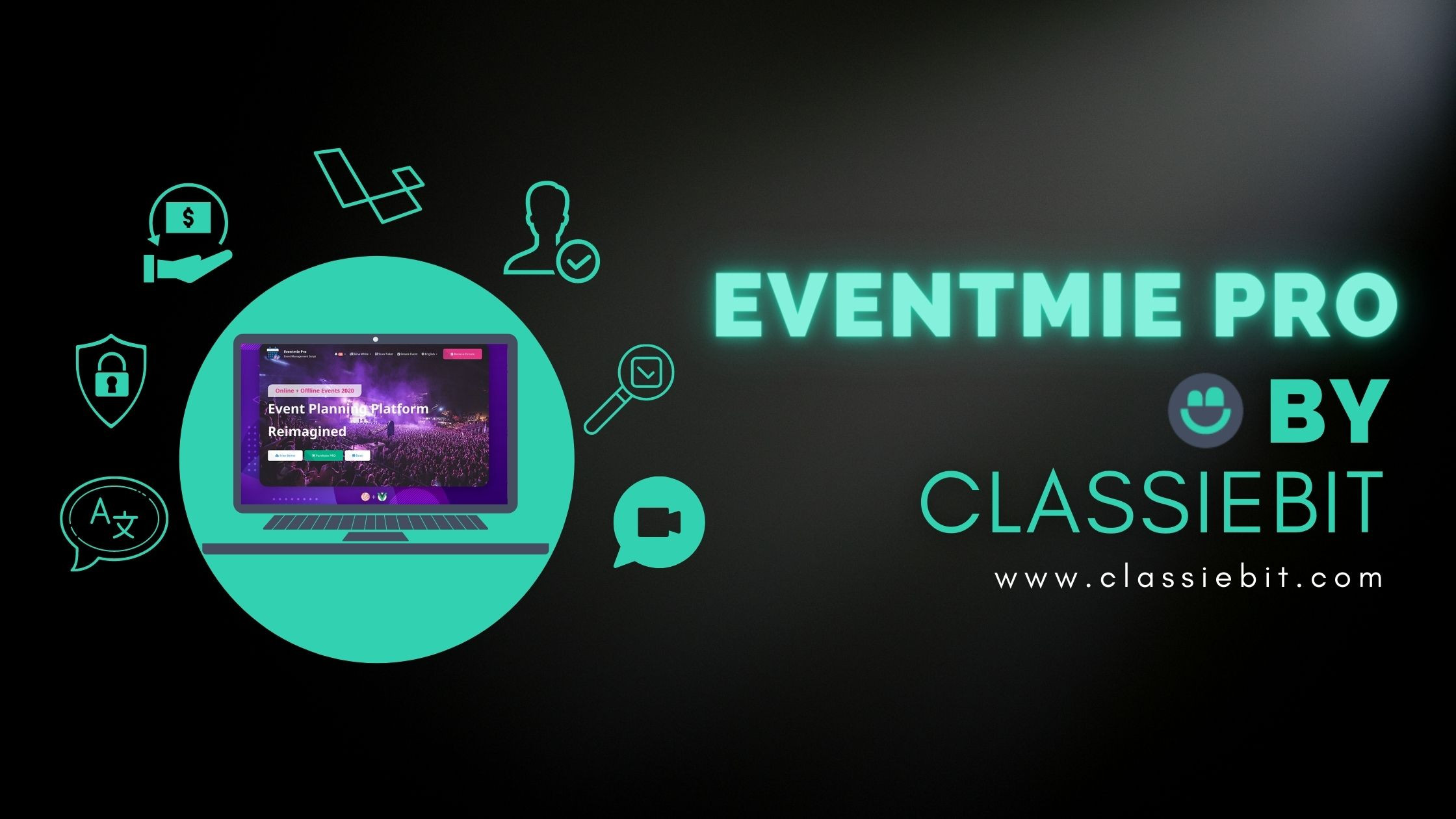 Eventmie Pro: Multi-Organization Online Event Ticketing Platform