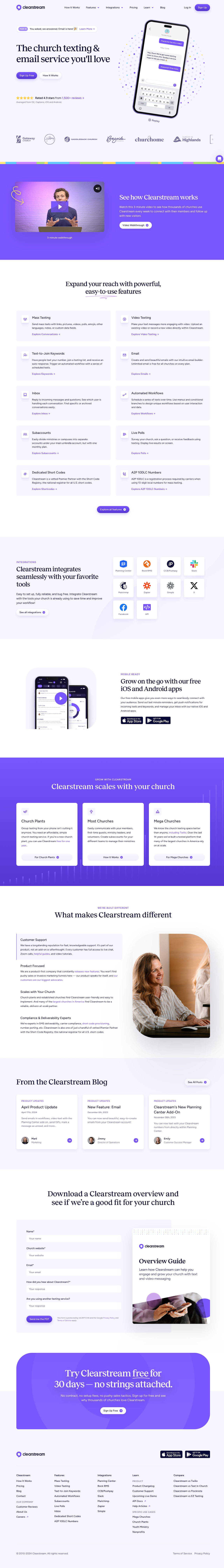 clearstream.io screenshot