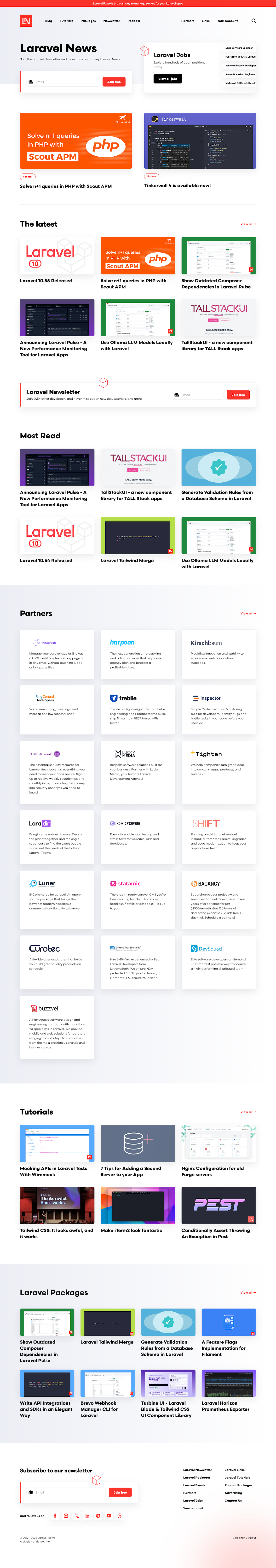 laravel-news.com screenshot