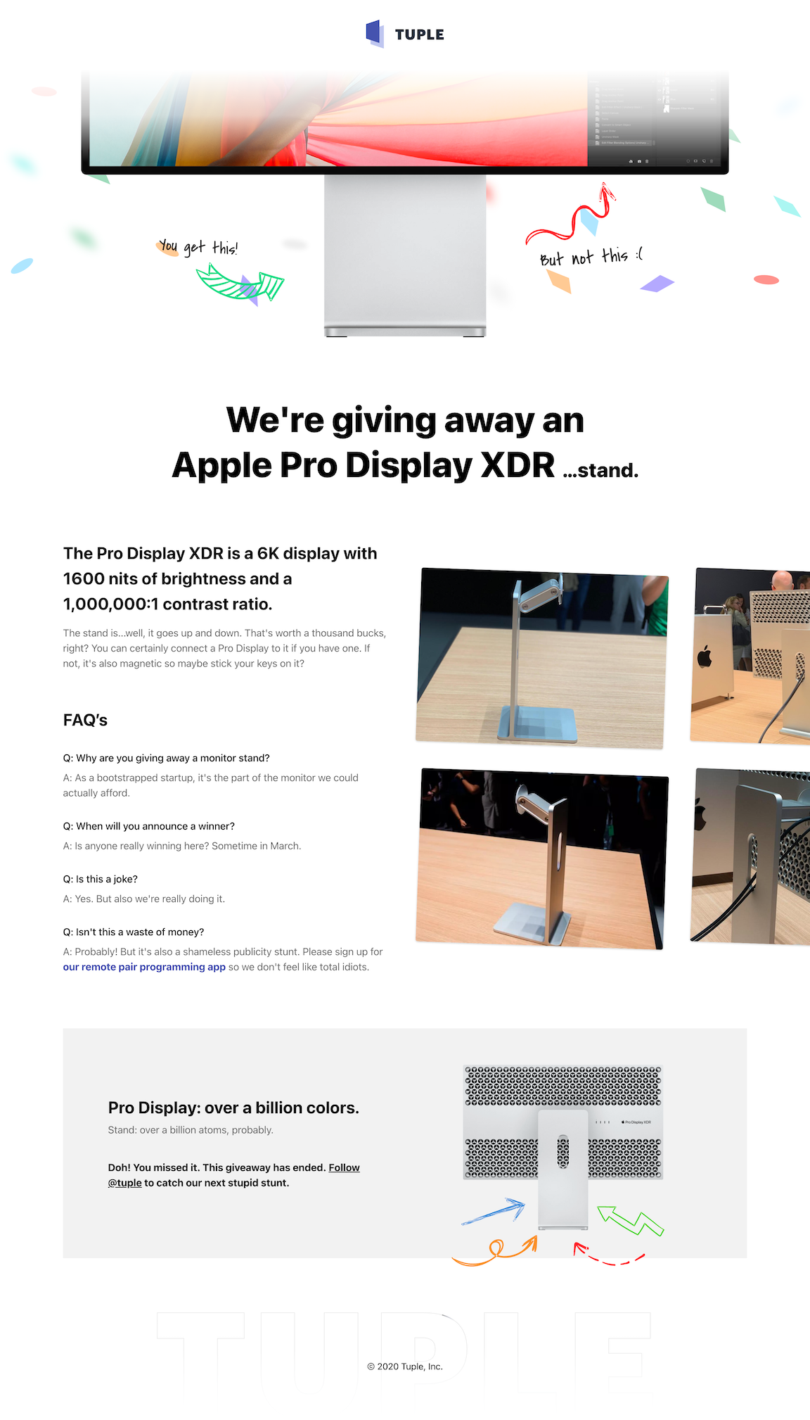 publicity-stunt.tuple.app screenshot