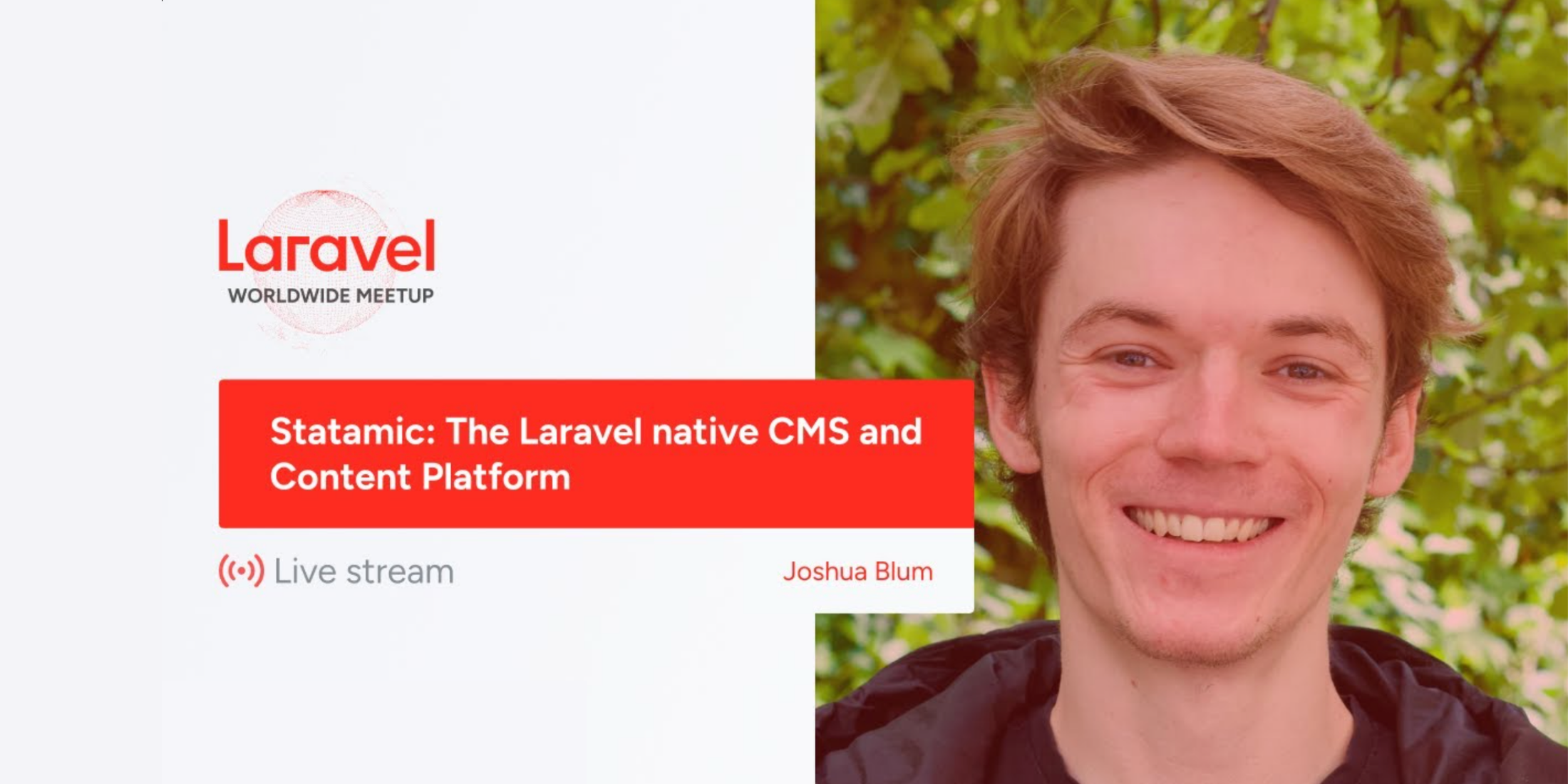 Laravel Worldwide Meetup - Statamic: The Laravel native CMS and Content Platform image