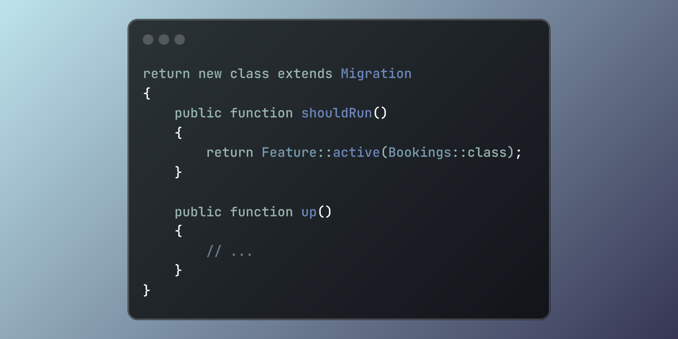Implement Conditional Migrations in Laravel with the New shouldRun() Method
