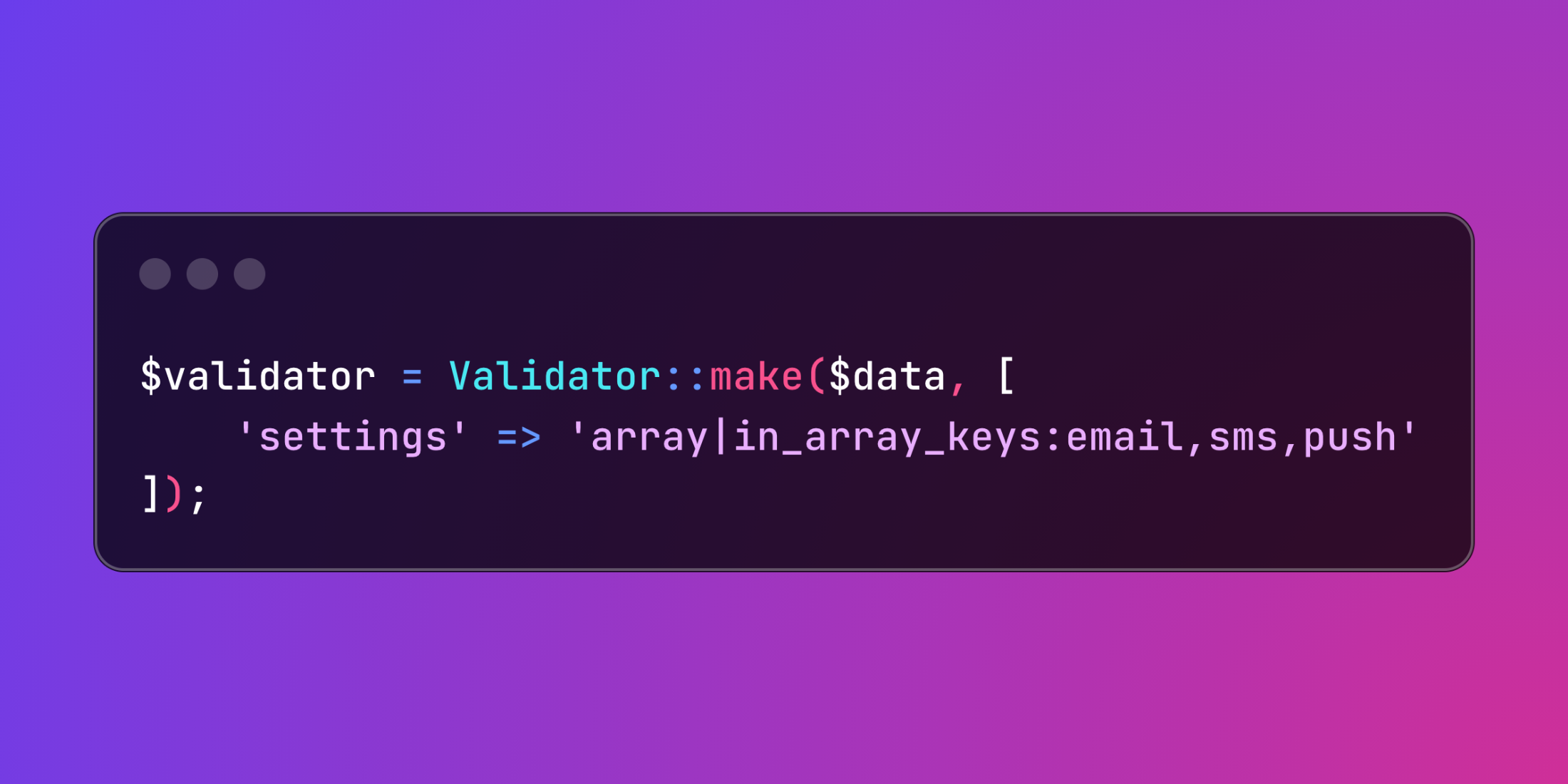 Laravel's in_array_keys Rule: Validating Partial Array Keys