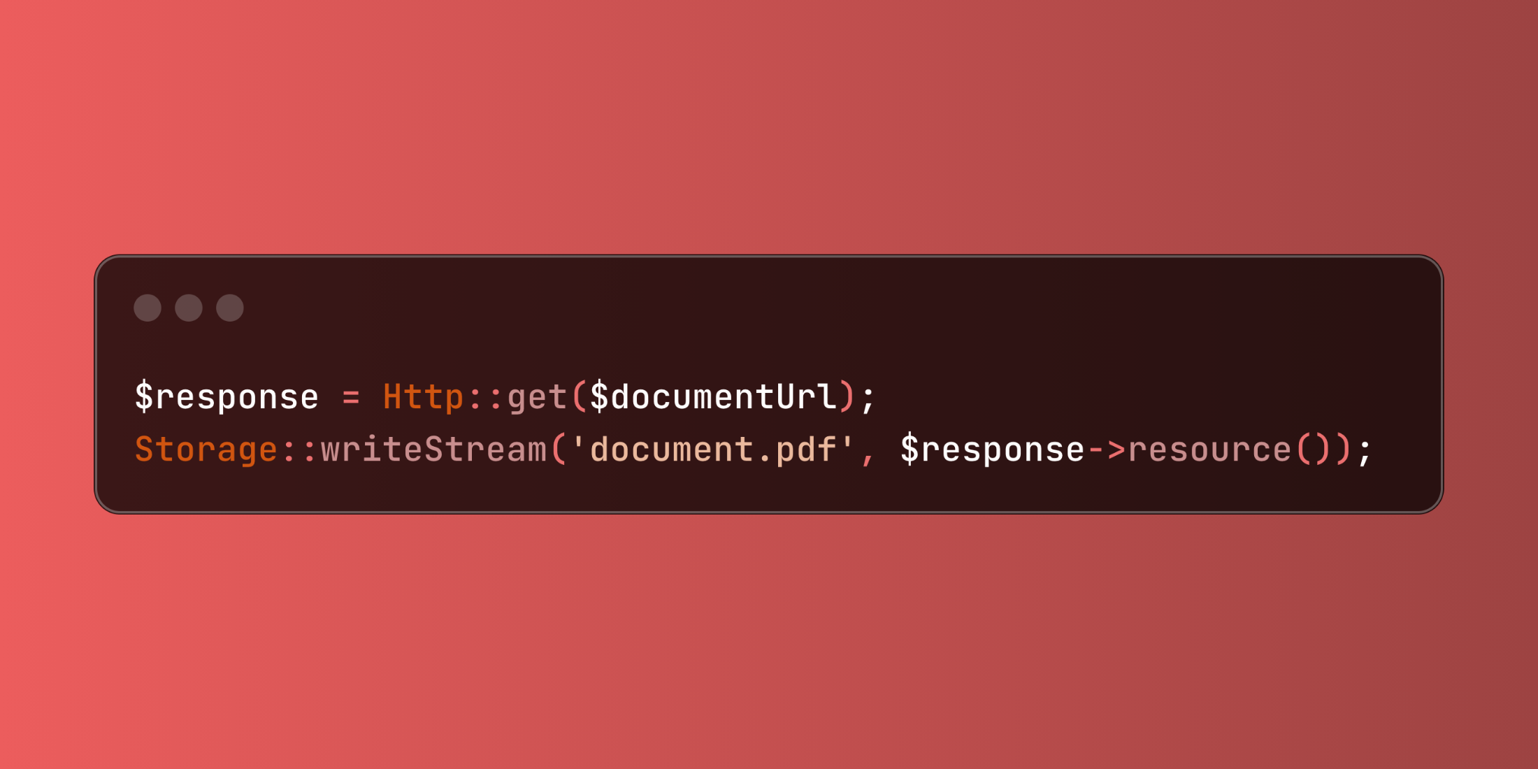 Simplifying Stream Handling with Laravel's resource Method