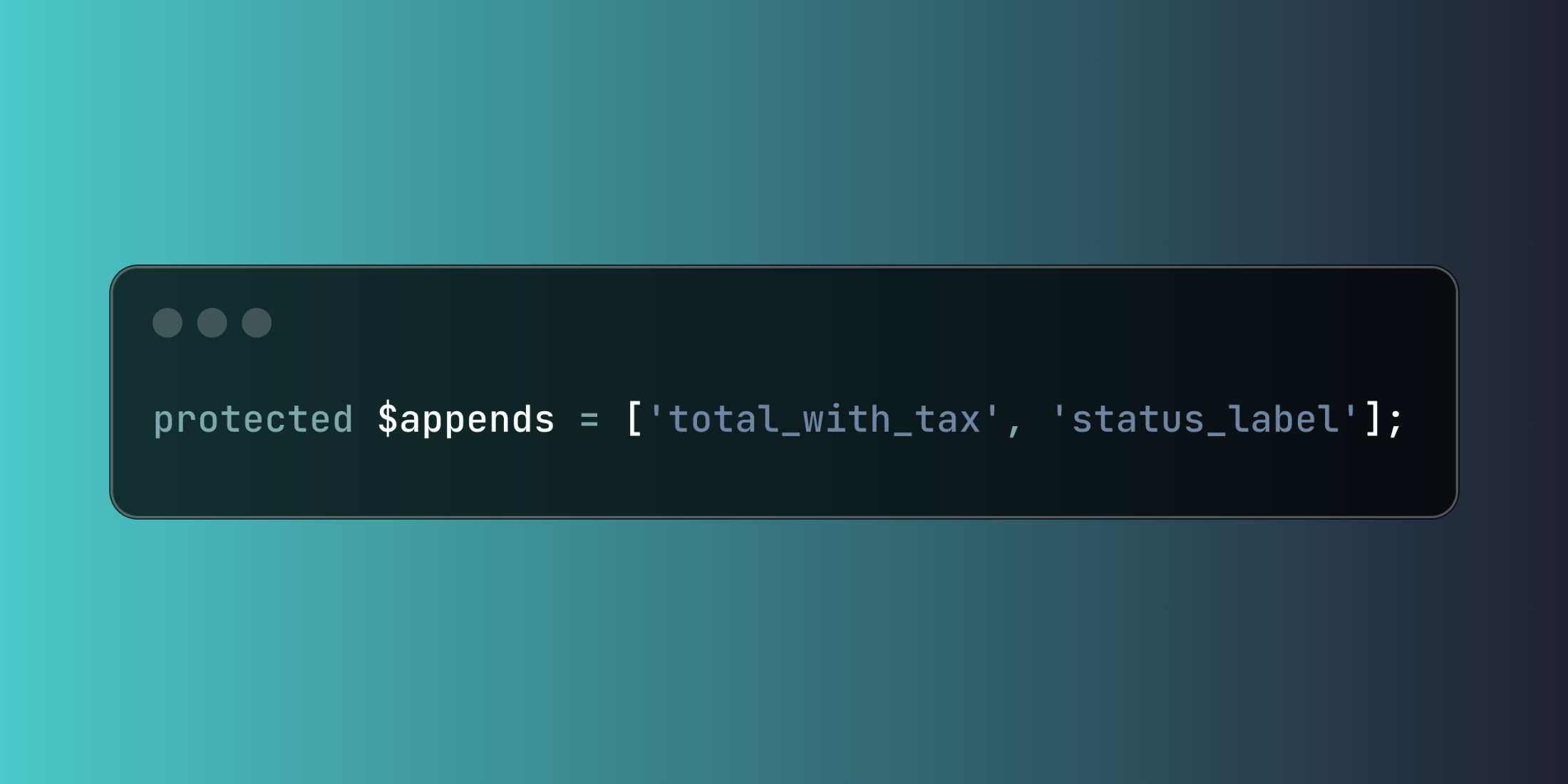 Enhancing JSON Responses with Laravel Model Appends