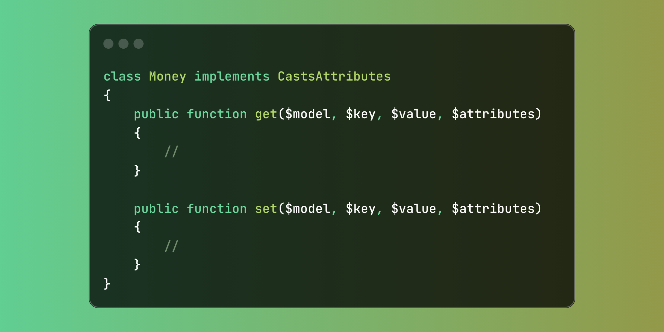 Custom Object Casting in Laravel Models