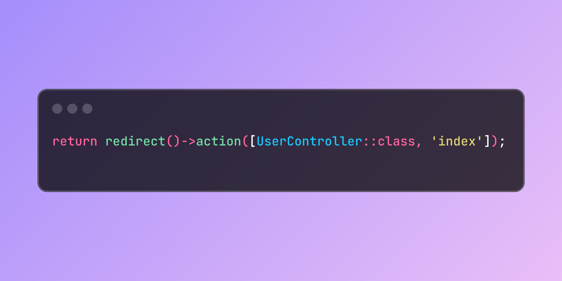 Redirecting to Controller Actions in Laravel