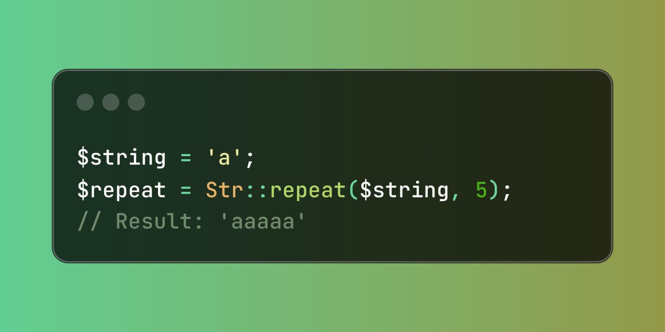 Repeat Strings Efficiently with Laravel's Str::repeat Method
