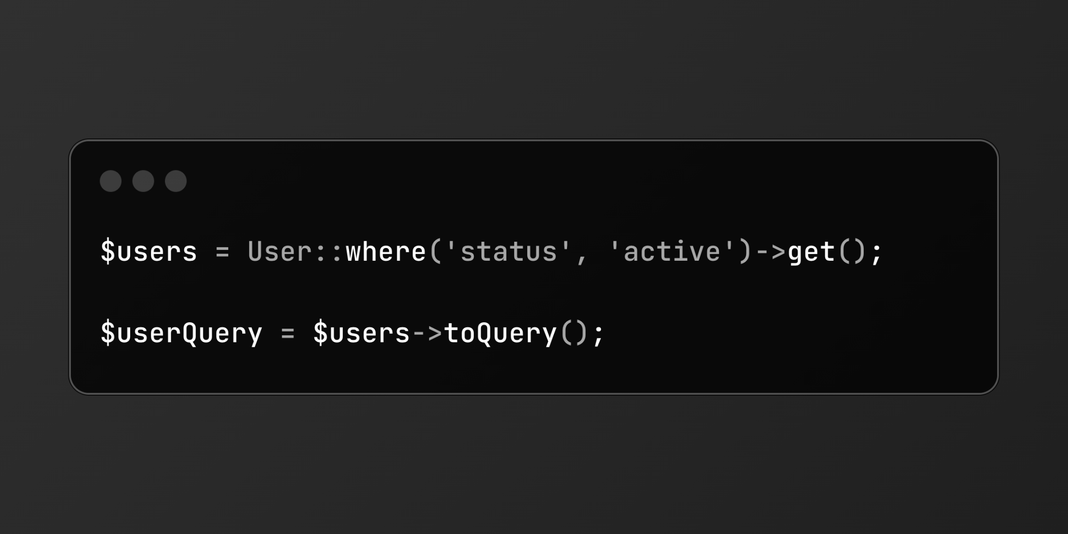 Converting Collections to Queries in Laravel Using toQuery() image