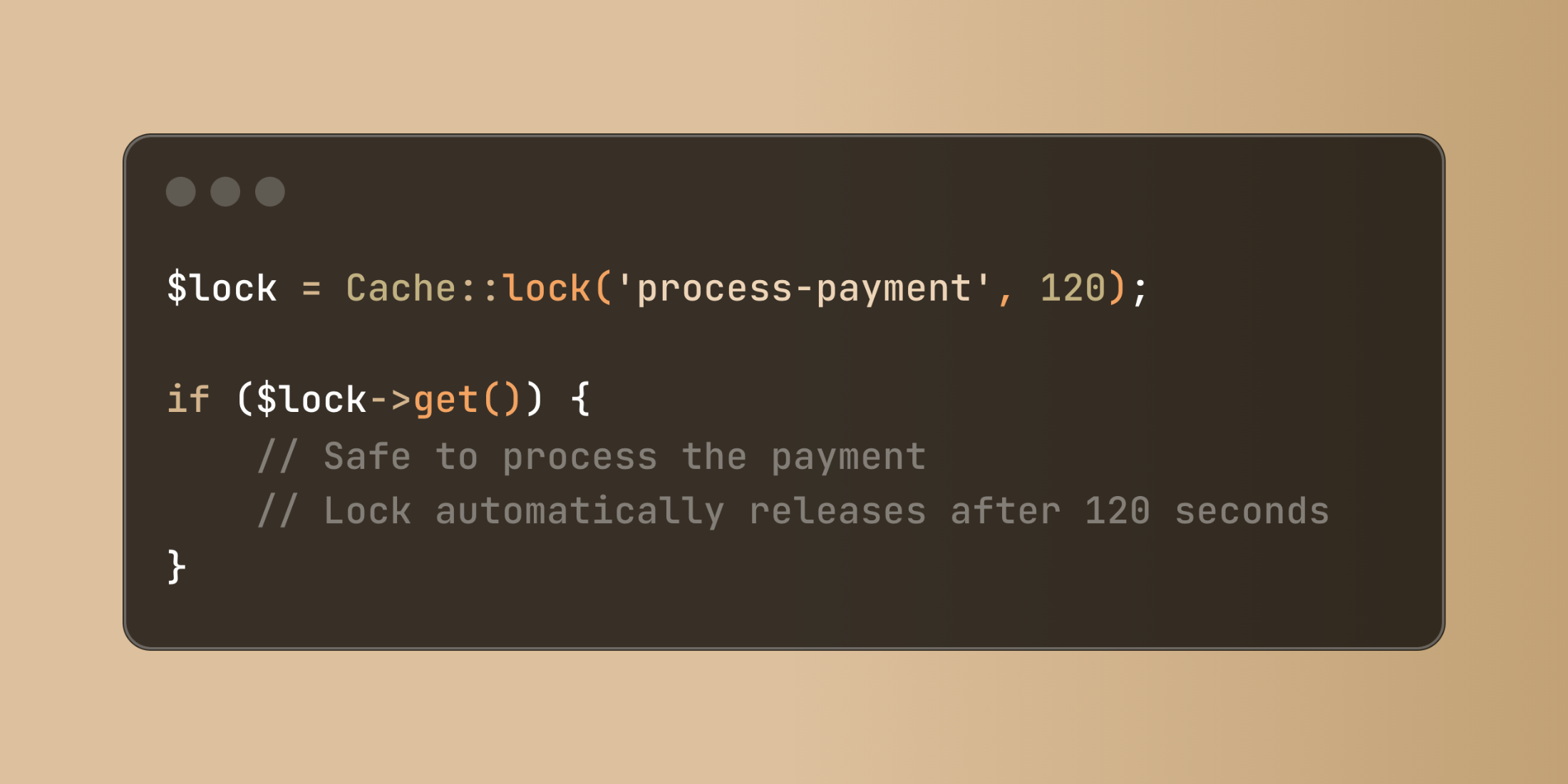 Handling Process Synchronization with Laravel Cache Locks