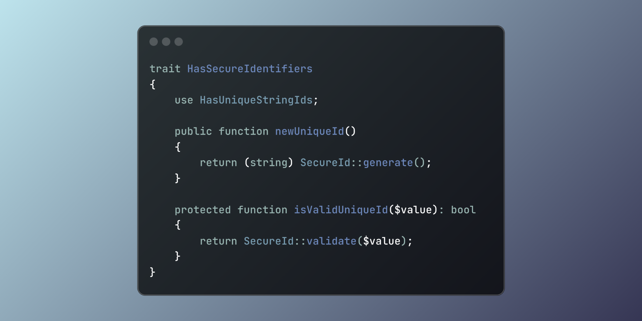 Implementing Custom String Identifiers in Laravel Models