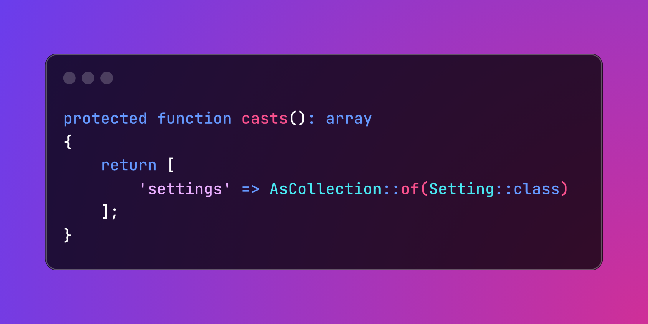 Transform JSON into Typed Collections with Laravel's AsCollection::of()
