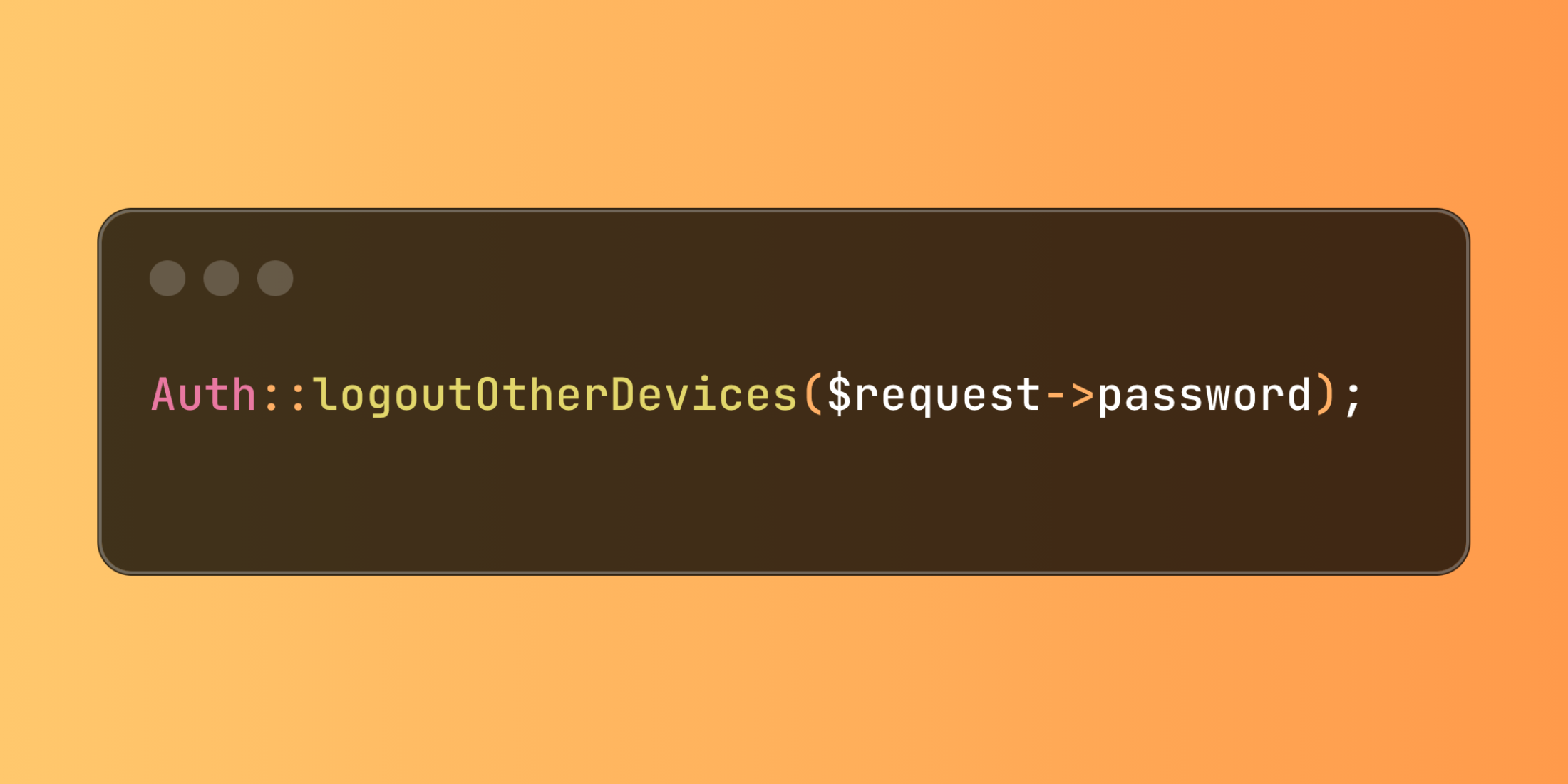 Managing Multi-Device Sessions with Laravel's Device Logout Feature