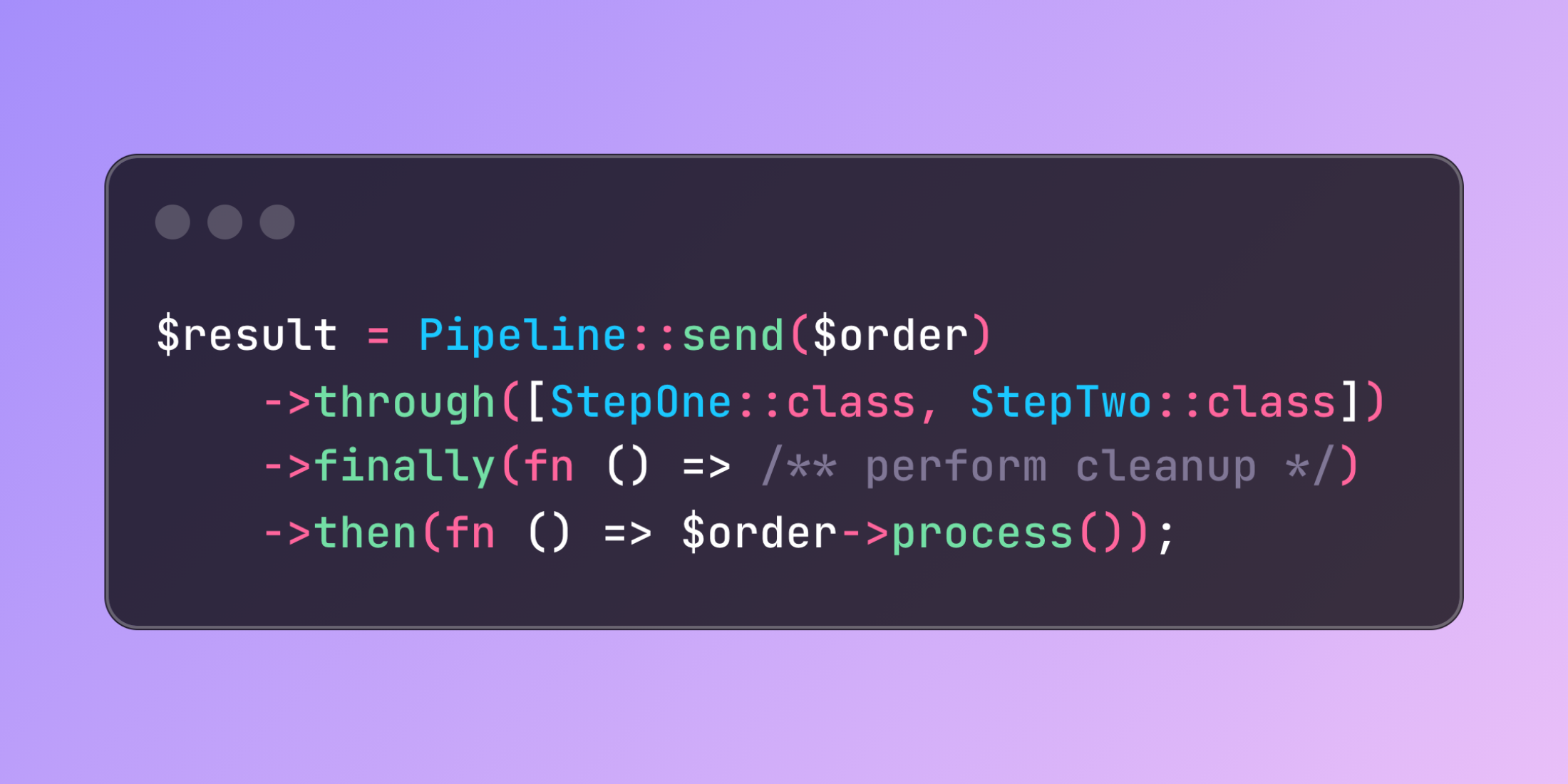 Streamline Pipeline Cleanup with Laravel's finally Method