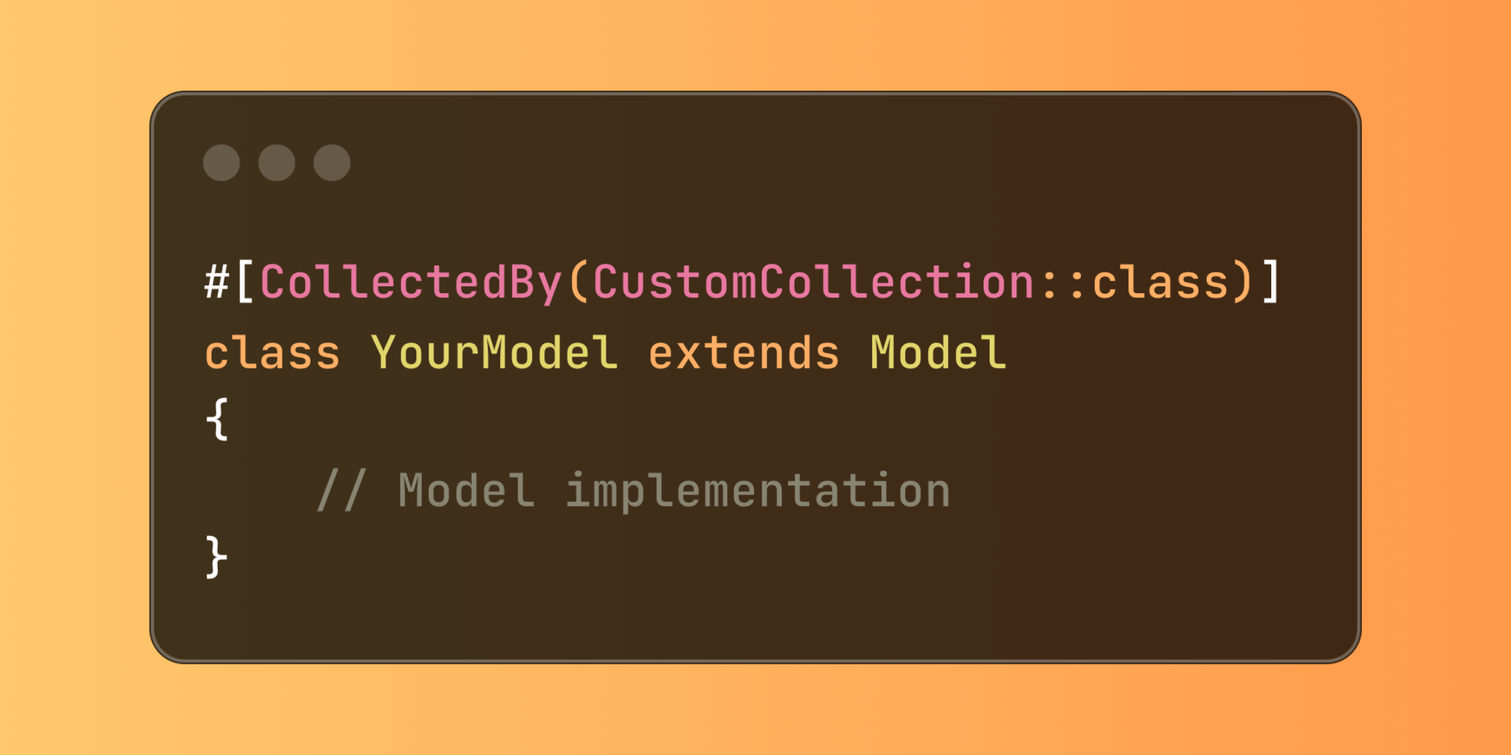 Collection Customization in Laravel Using CollectedBy