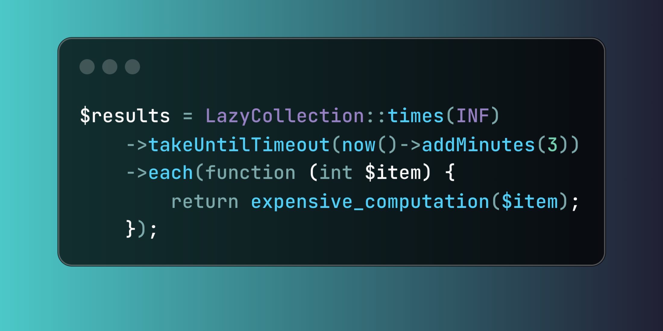 Time-Controlled Data Processing with Laravel LazyCollection Methods