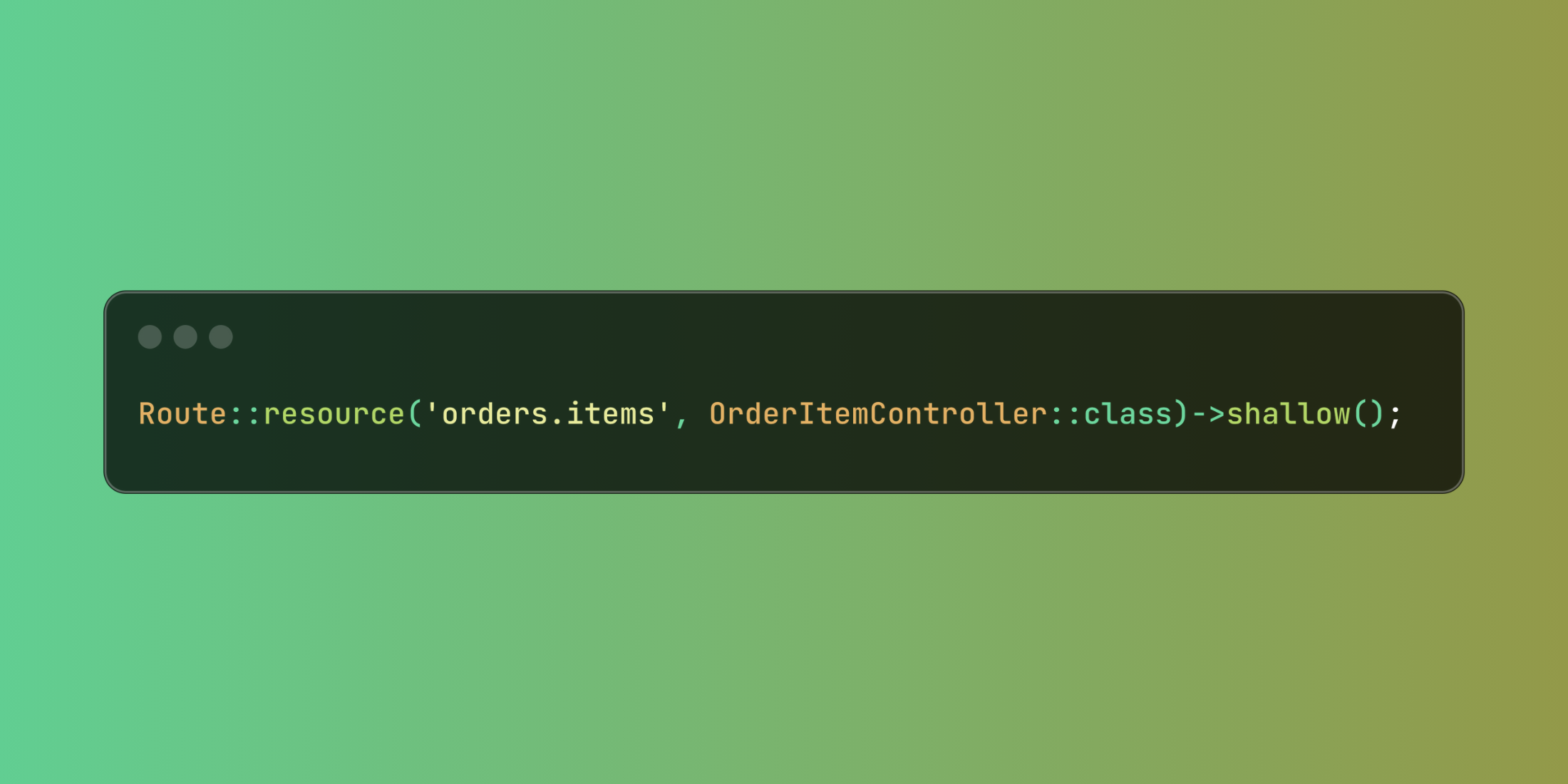 Route Optimization through Laravel's Shallow Resource Architecture