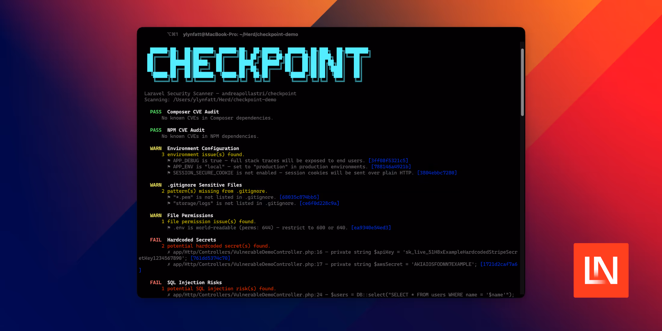 Audit Laravel Apps for Security Issues with Checkpoint image