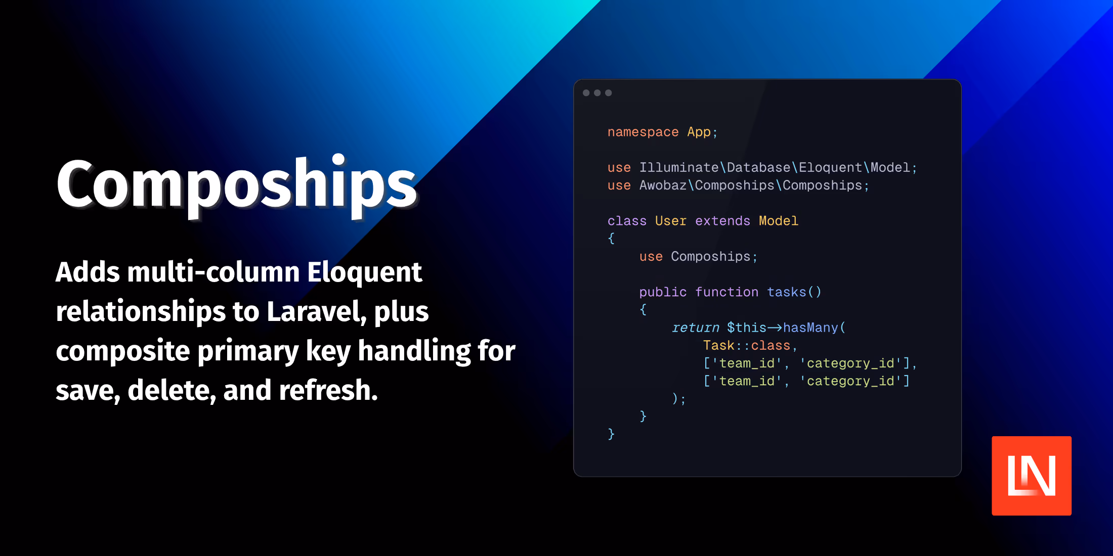 Compoships: Eloquent Relationships on Multiple Columns image