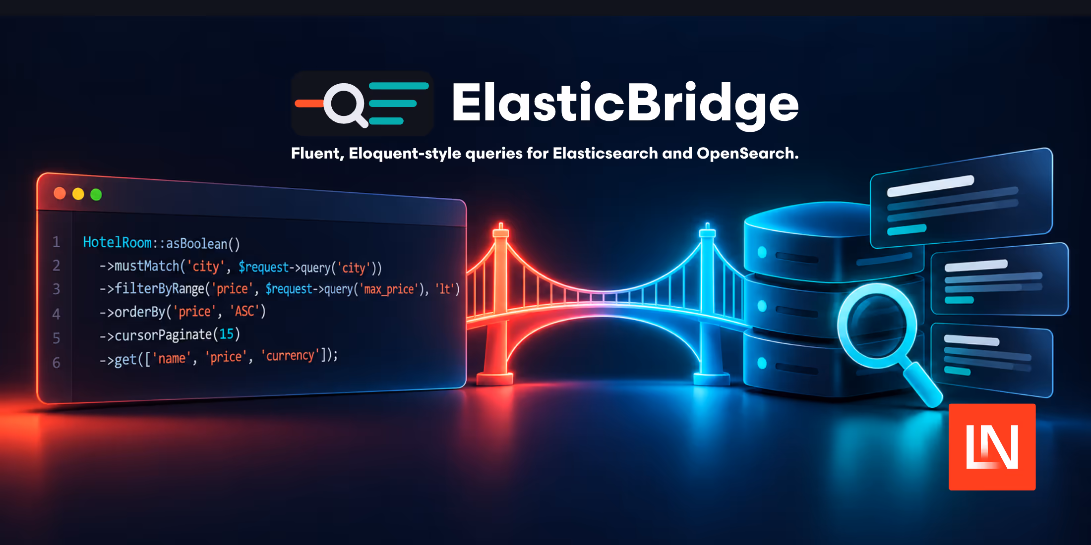 Elastic Bridge: Eloquent-Style Queries for Elasticsearch and OpenSearch image