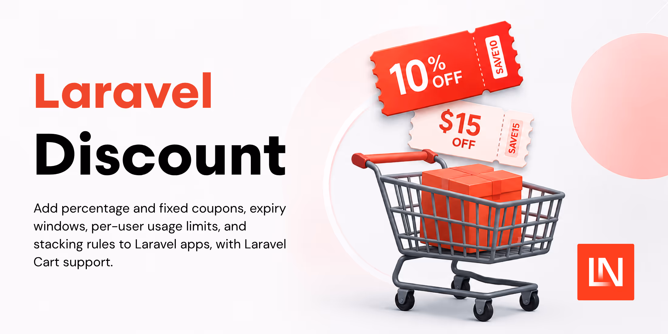 Laravel Discount: Coupon Codes, Usage Limits, and Stacking image