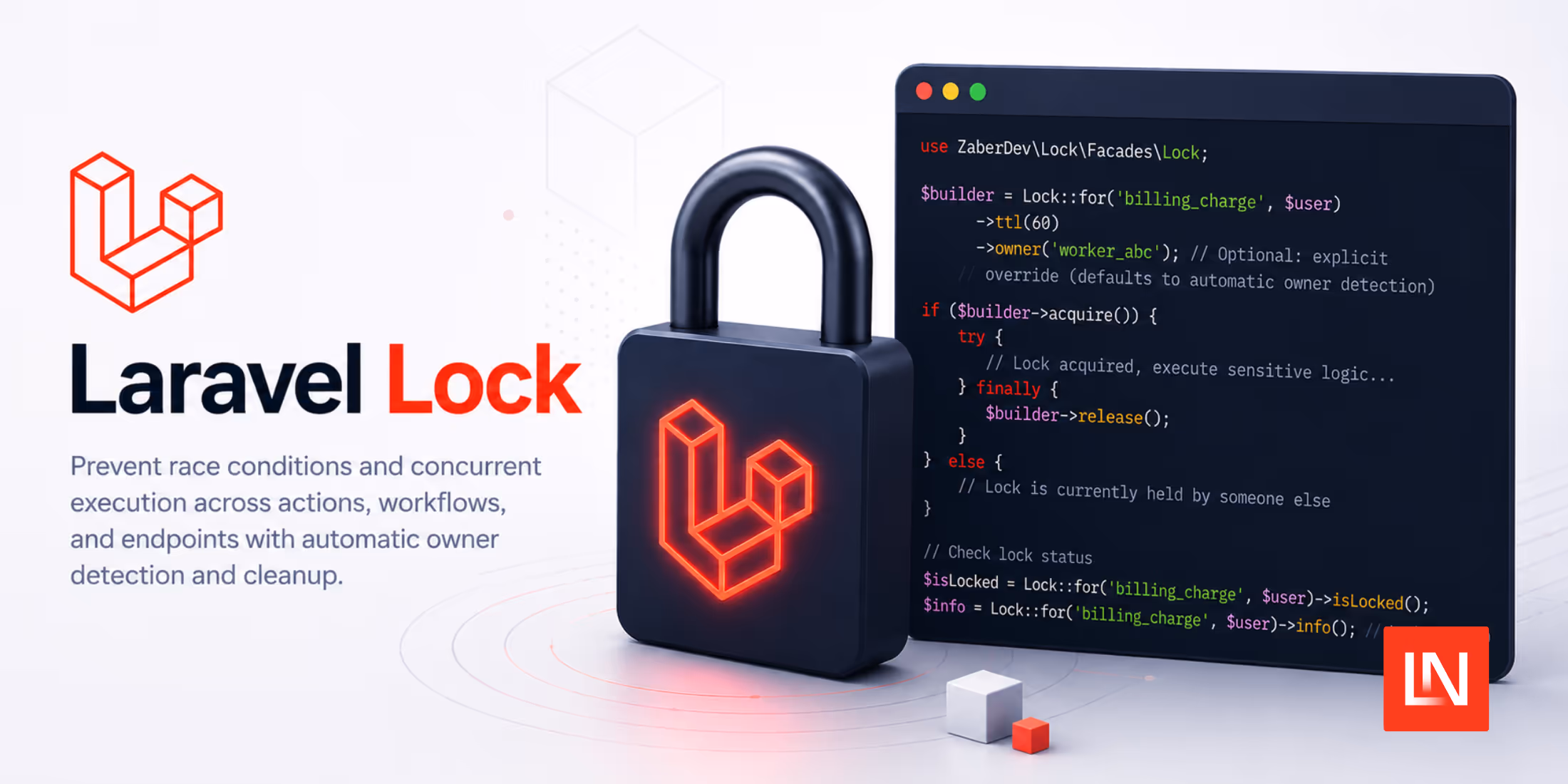 Laravel Lock: Distributed Locks for Models and Routes image