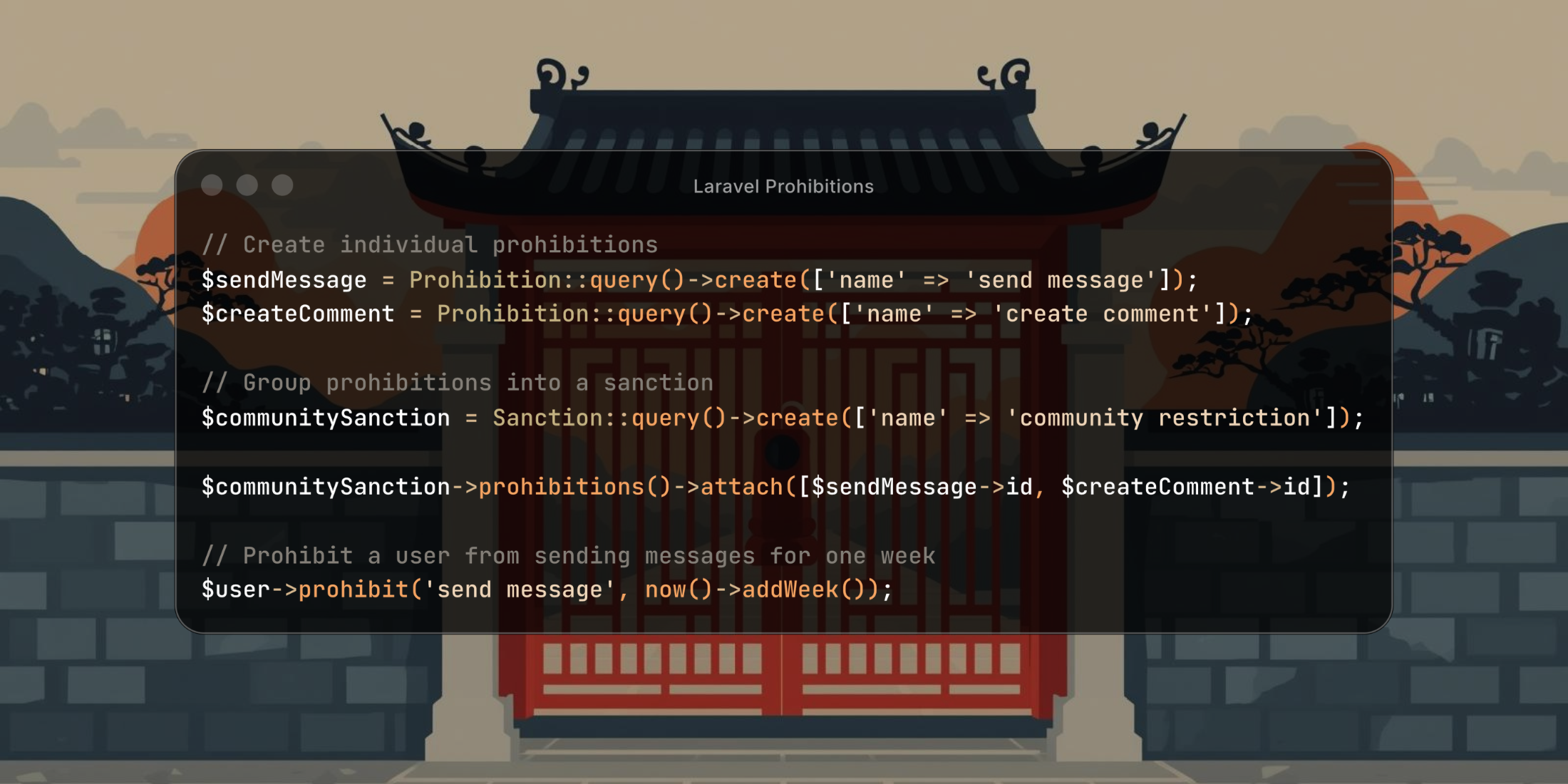 Restrict User Actions with Time-Based Sanctions Using Laravel Prohibitions image