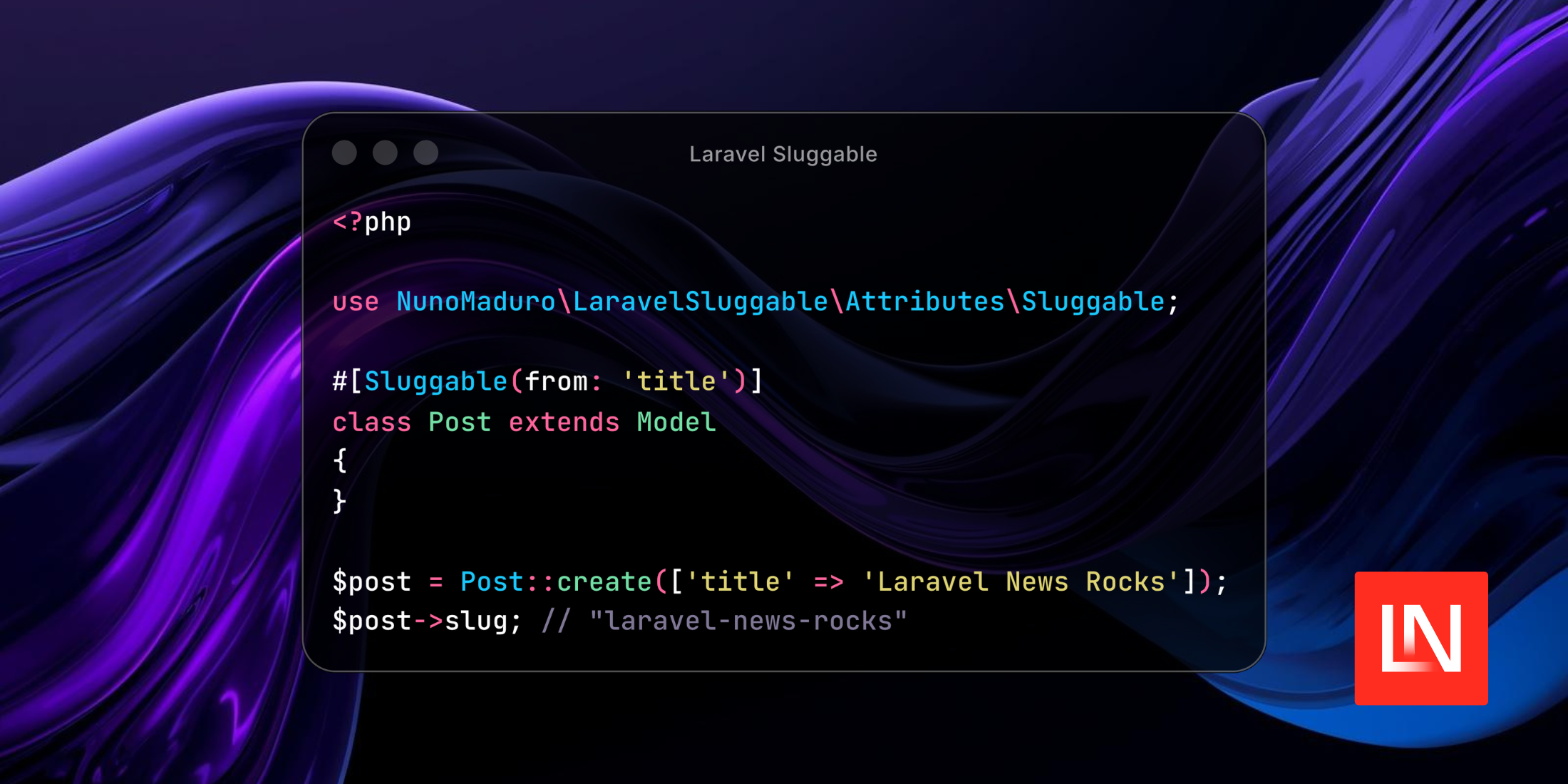 Laravel Sluggable image