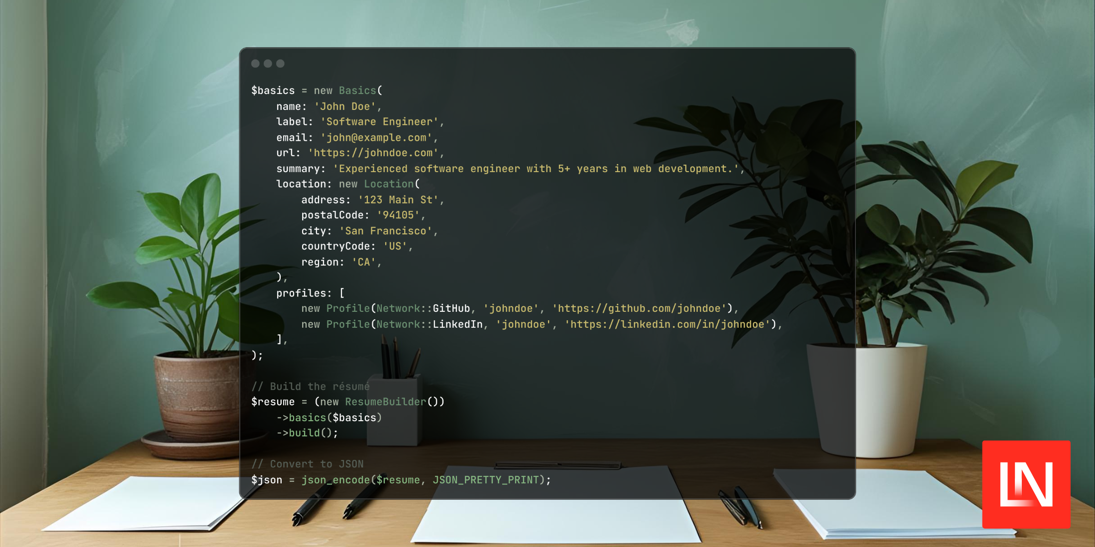 Resume PHP