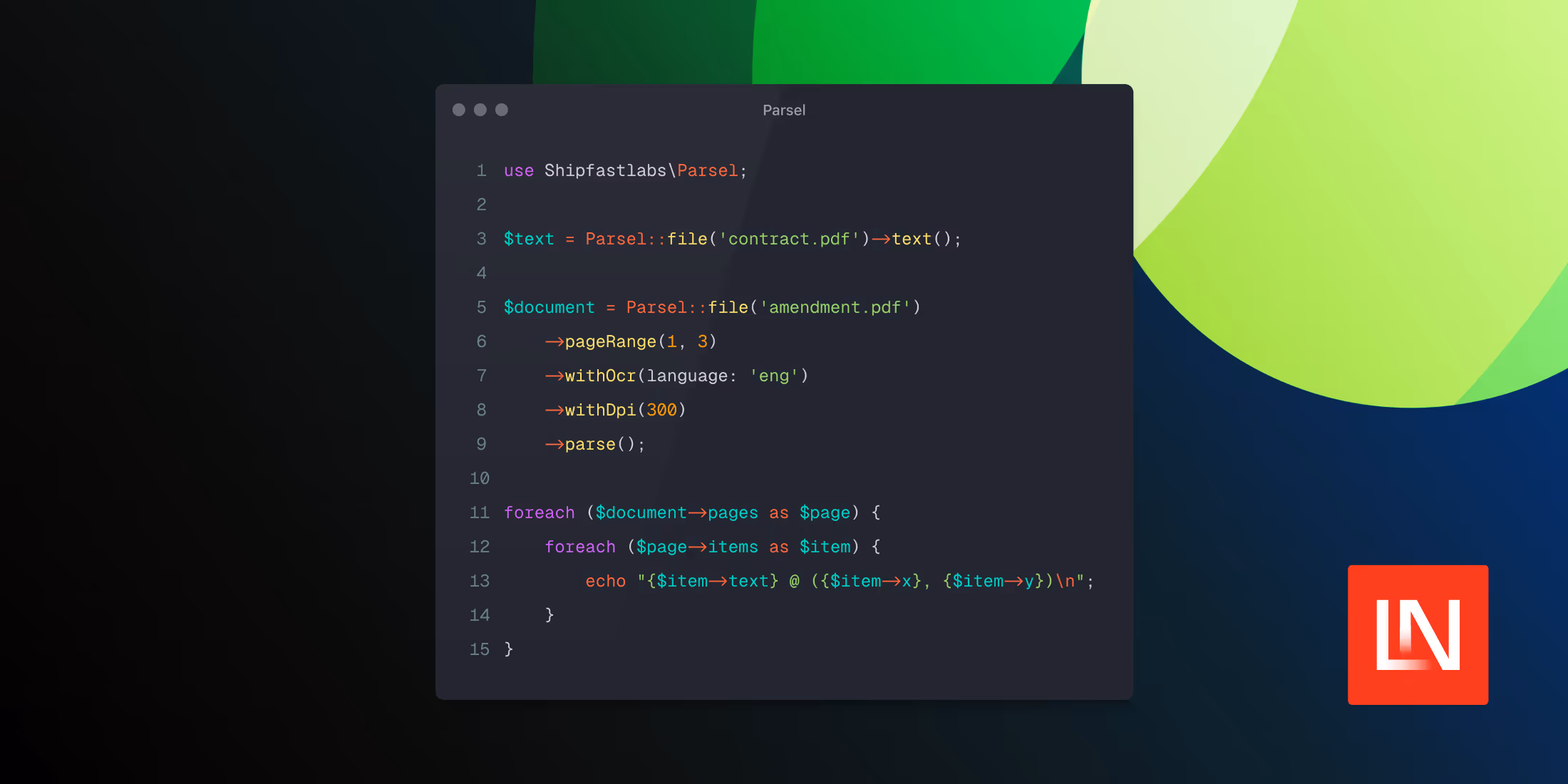 Parsel: Parse PDFs, Office Documents, and Images in PHP image