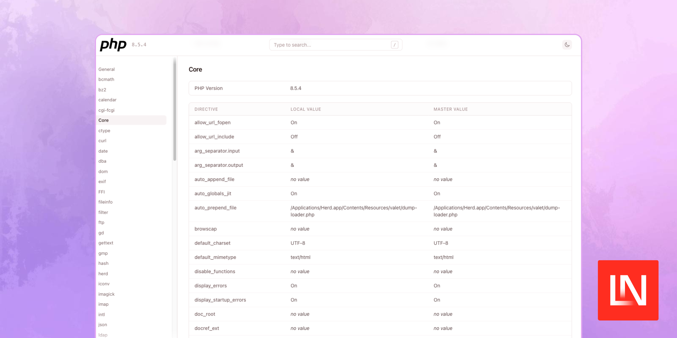 Pretty PHP Info: A Modern Replacement for `phpinfo()` image