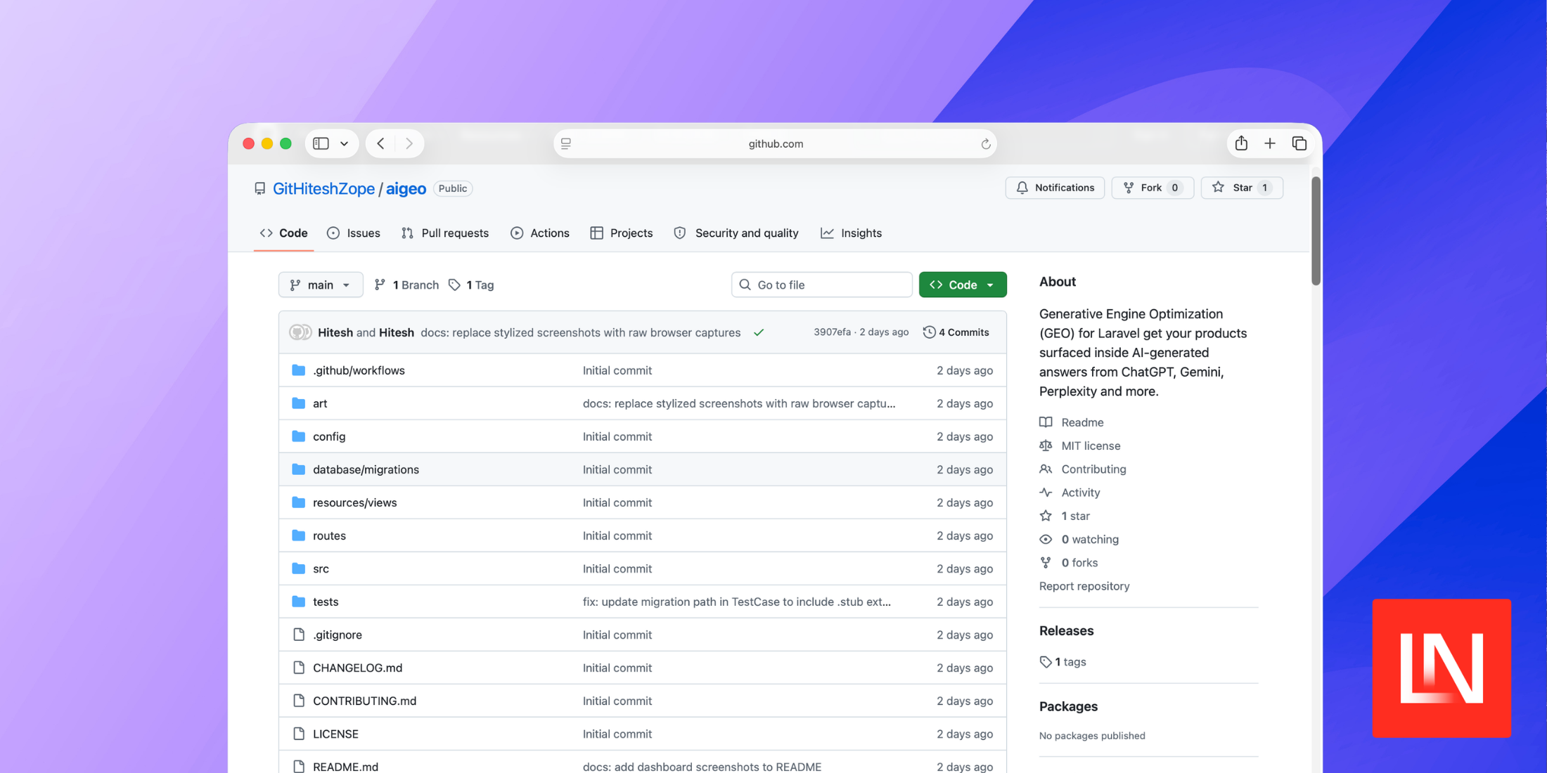 AI Generative Engine Optimization for Laravel image