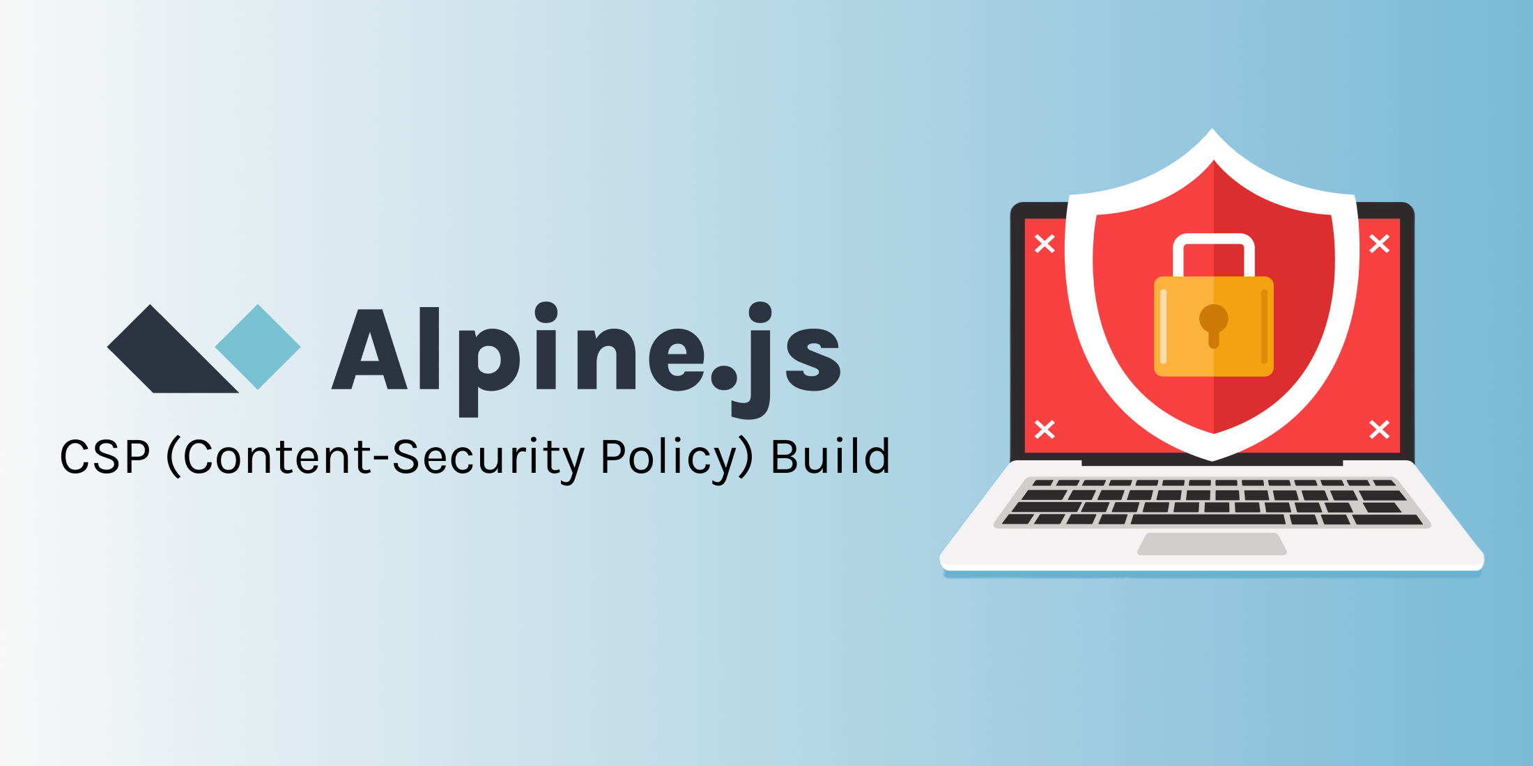 Alpine adds a new build to work with Content Security Policies image