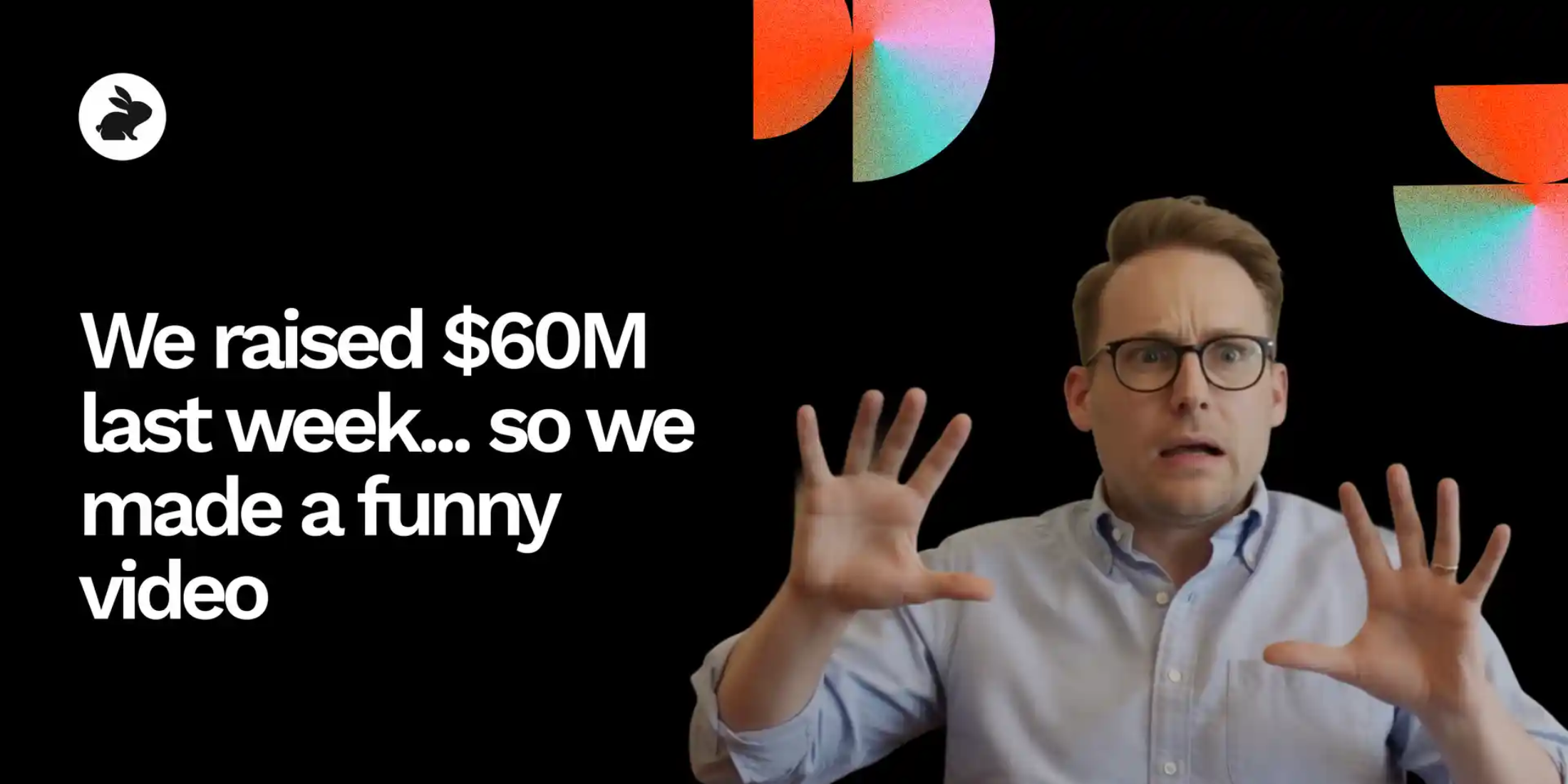 CodeRabbit raised $60M and celebrated with a hilarious short film image