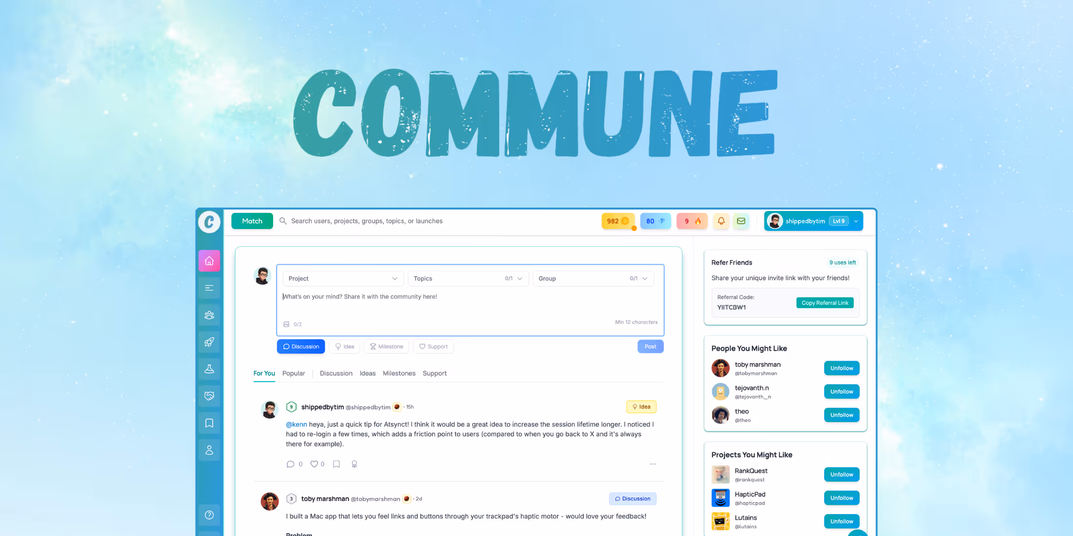 Commune: A Private Community for Founders and Builders image