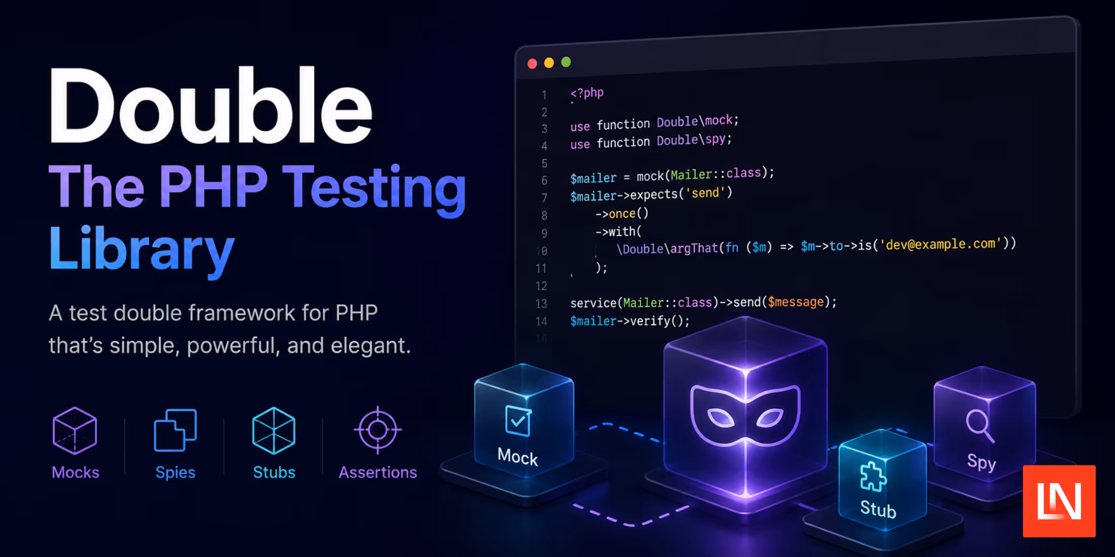 Mock PHP Classes in Tests With the Double Library image