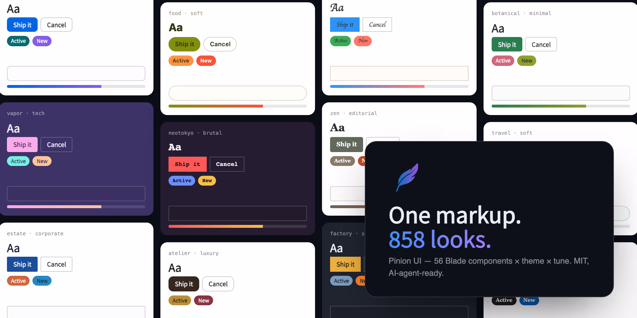 Pinion UI: Restyle an Entire Laravel App by Changing Two HTML Attributes image