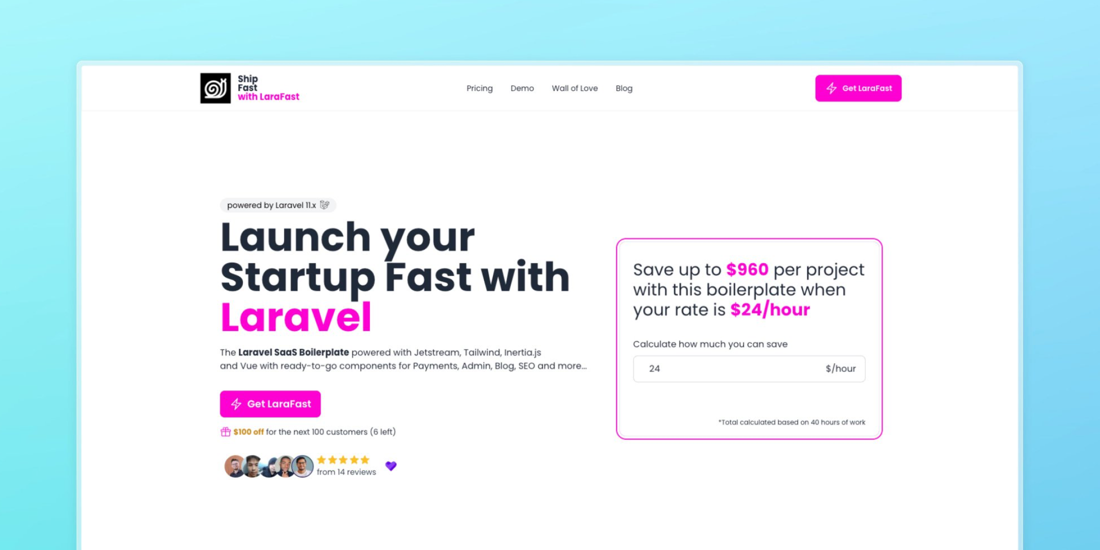 Launch your Startup Fast with LaraFast