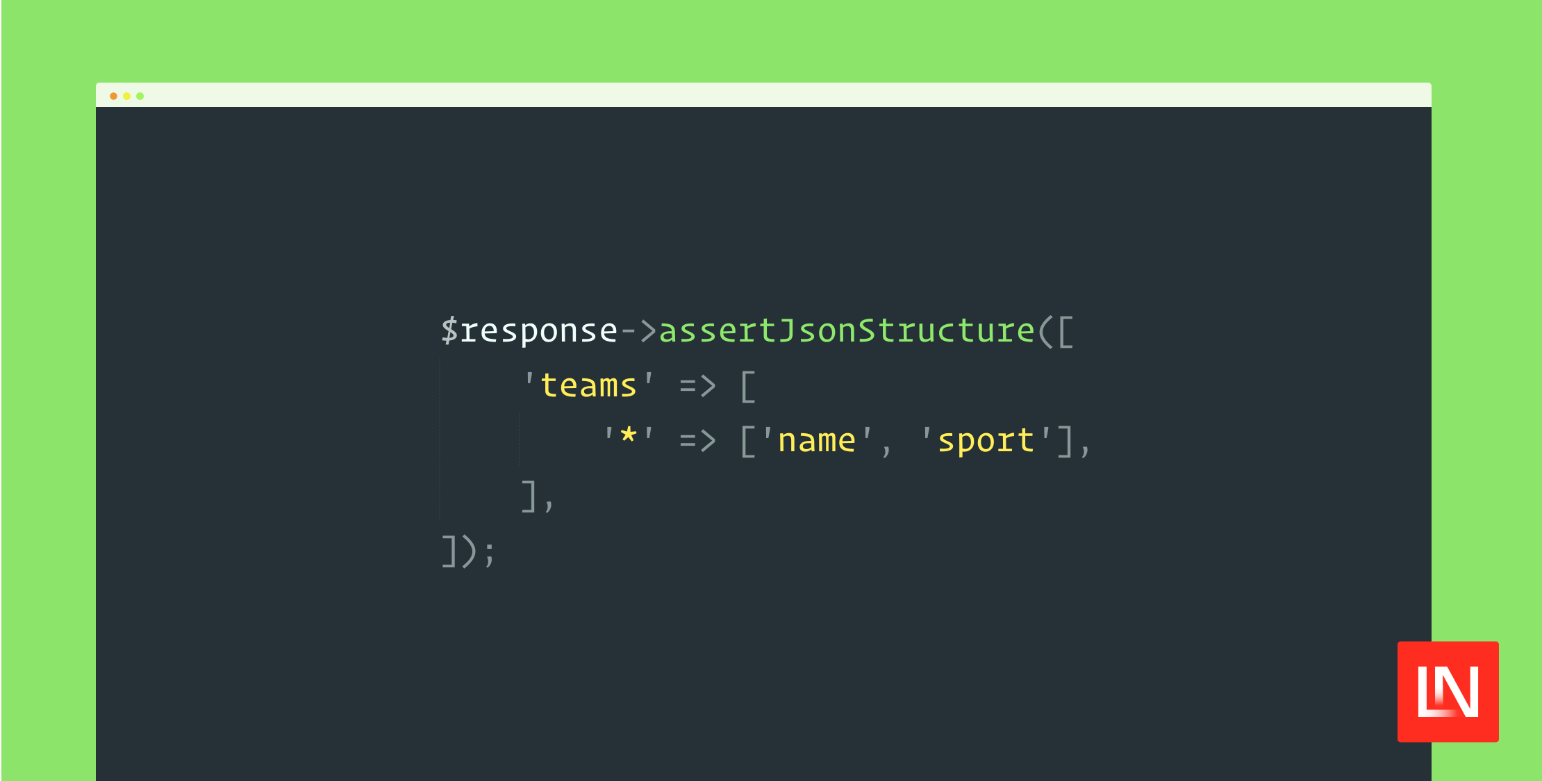 Asserting a JSON Response Structure in Laravel - Laravel News