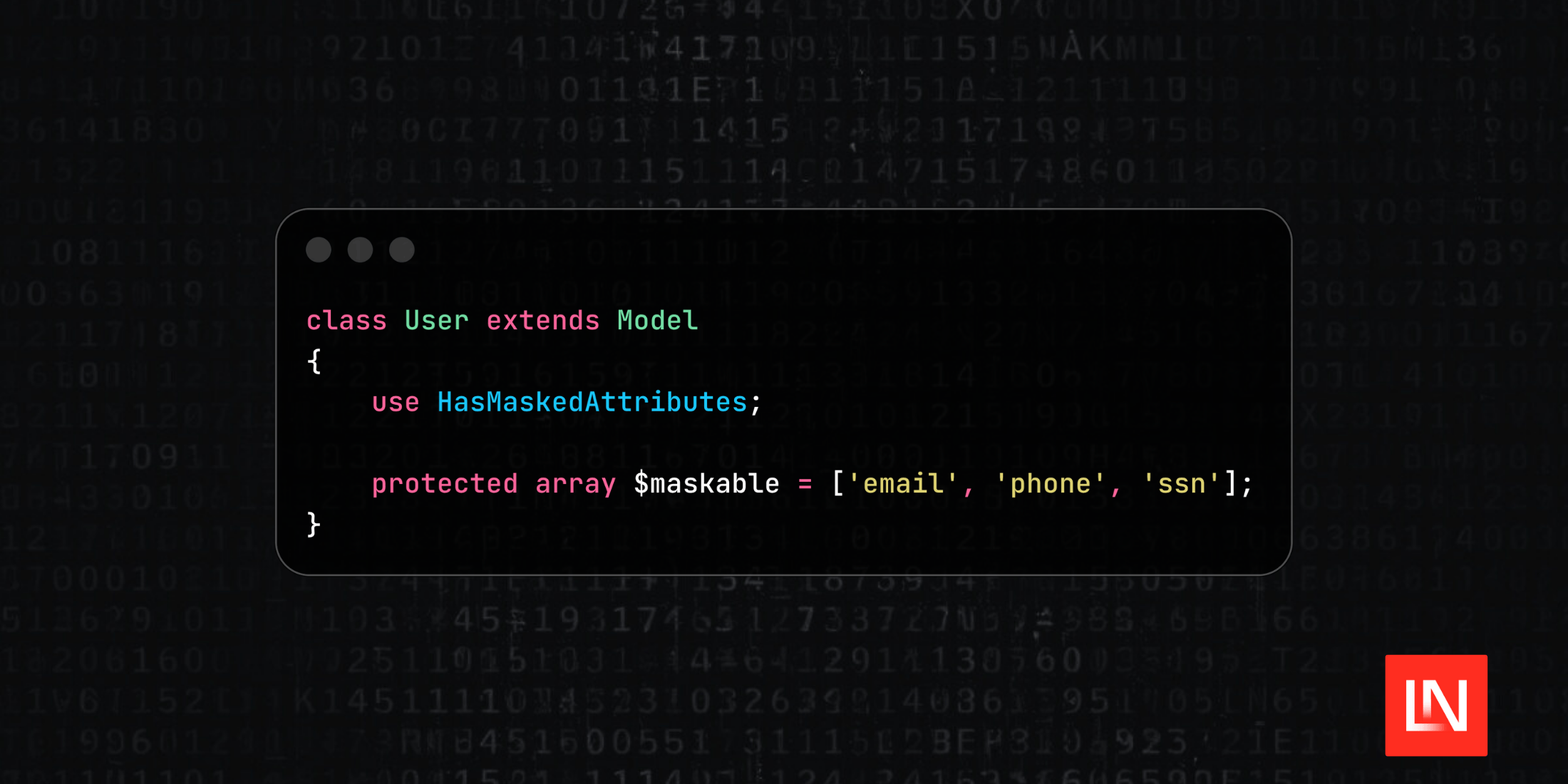 Mask Sensitive Eloquent Attributes on Retrieval in Laravel