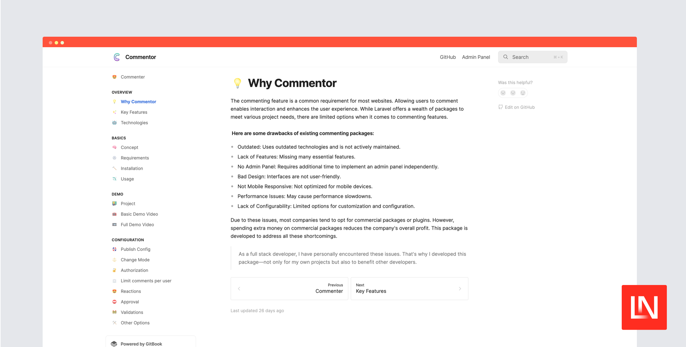 Add Comments to your Laravel Application with the Commenter Package