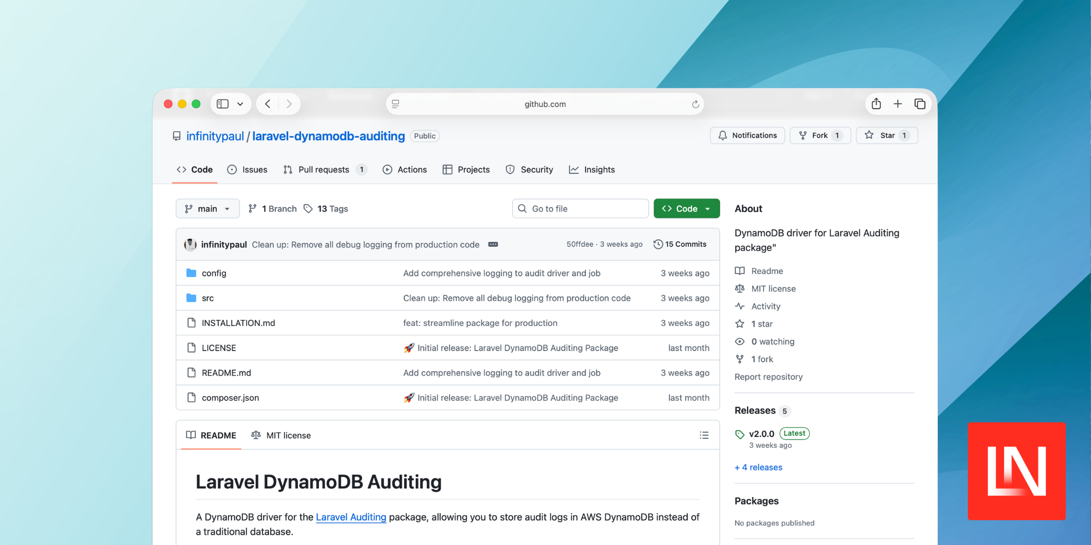 A DynamoDB Driver for the Laravel Auditing Package