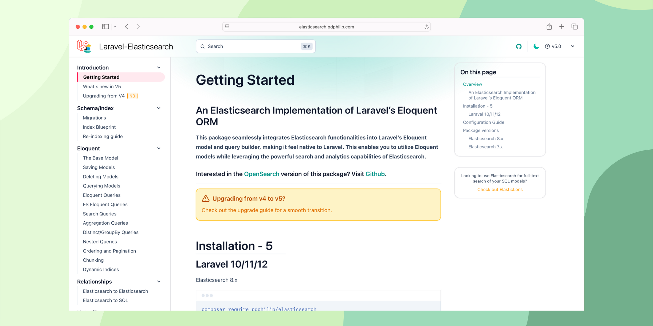 ElasticLens: Eloquent-Powered Elasticsearch for Laravel