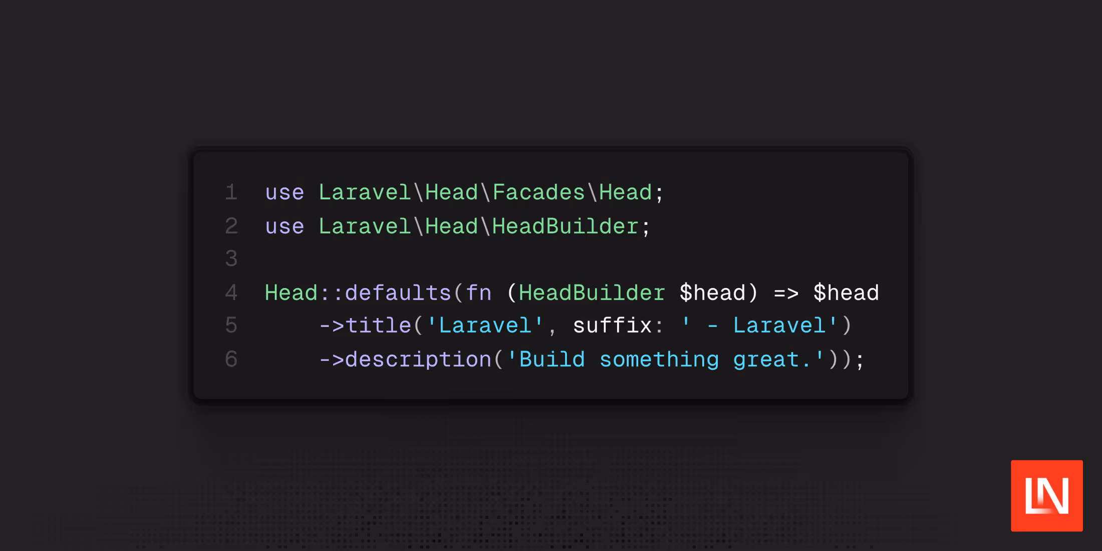 Laravel Head: Manage Meta Tags, Open Graph, and JSON-LD image