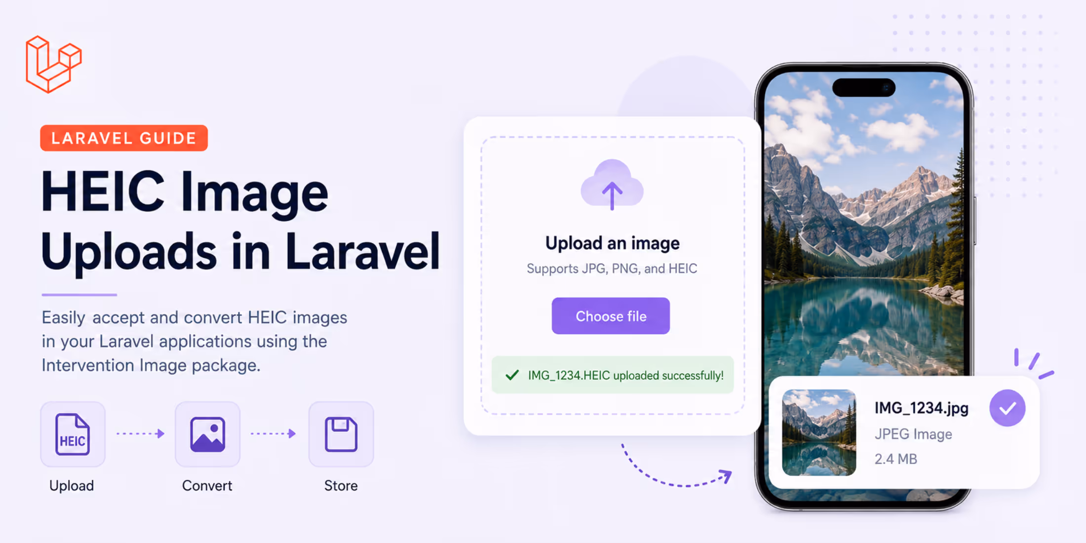 Validate and Convert HEIC Images in Laravel image