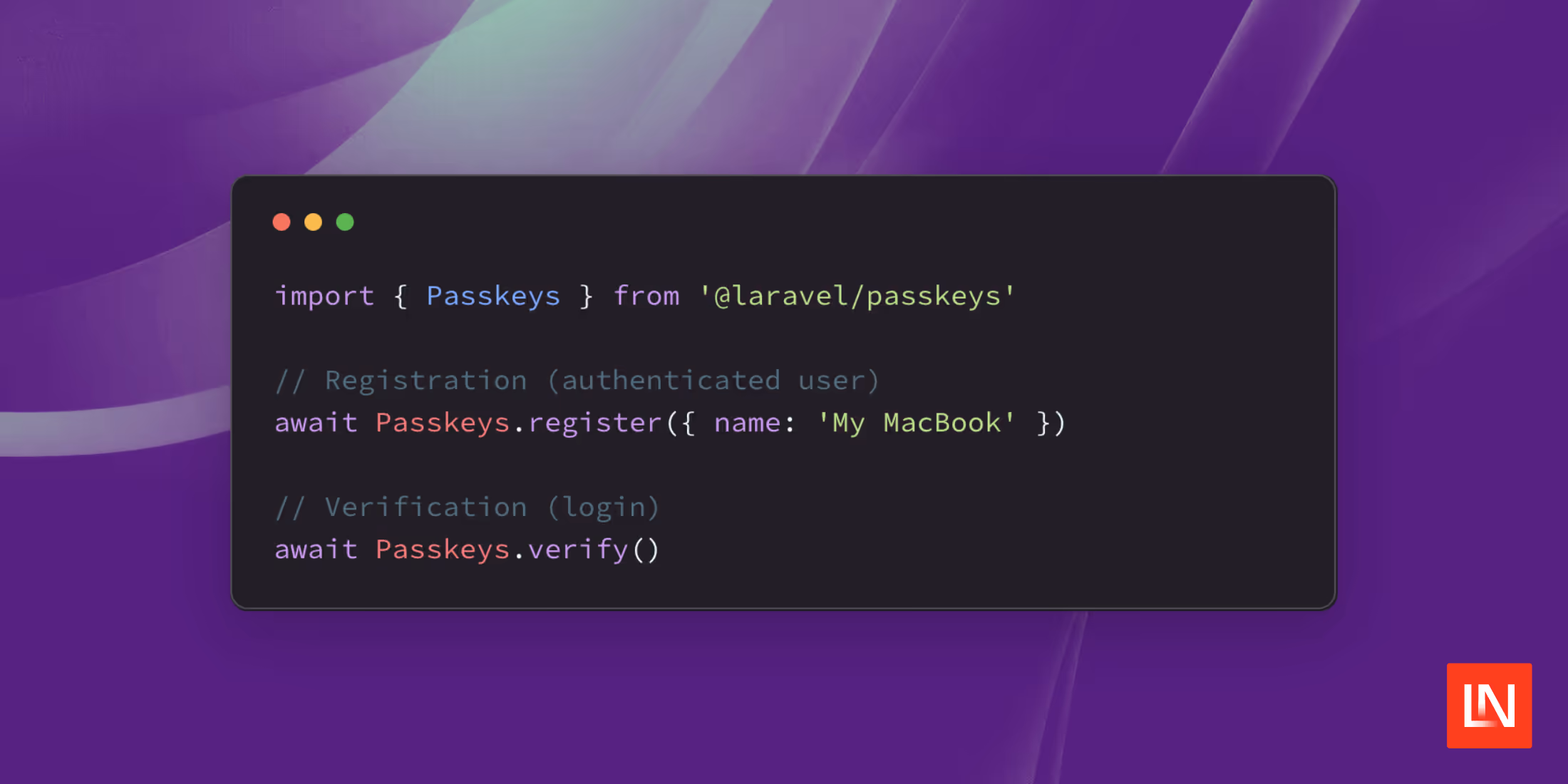 Laravel Introduces First-Party Passkey Authentication Support image
