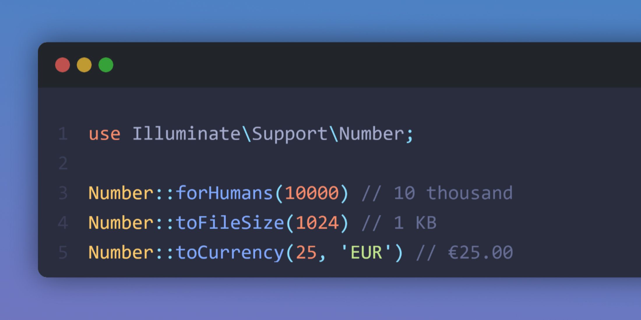 Introducing the Laravel Number Utility Class