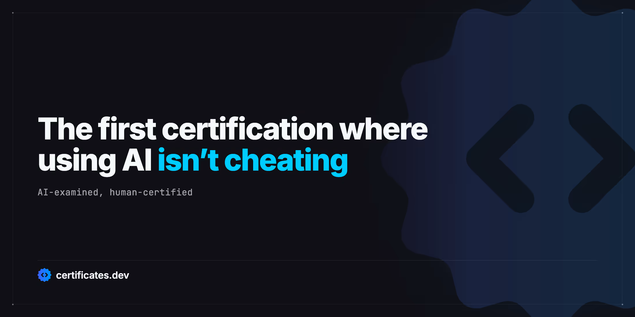 The first hands-on AI Developer Certification image