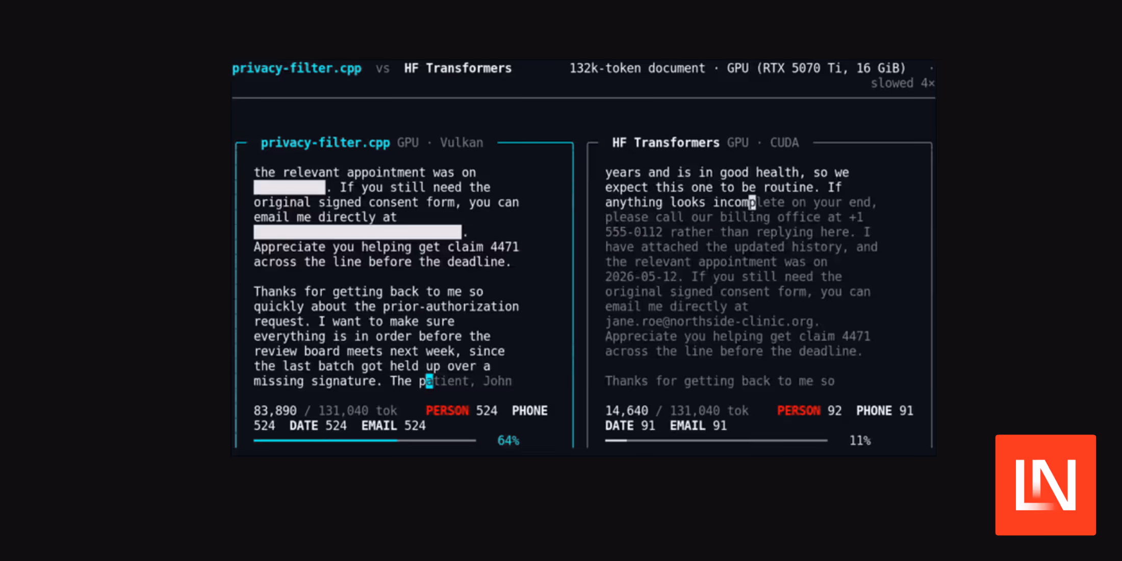 Privacy Filter: Detect PII in Text from Laravel image