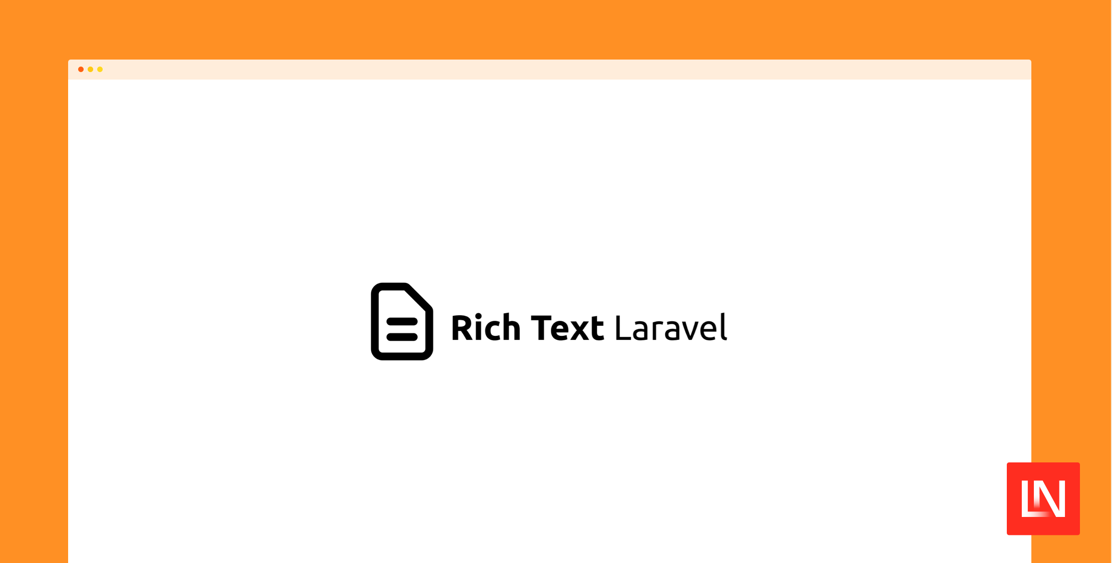 Rich Text Laravel